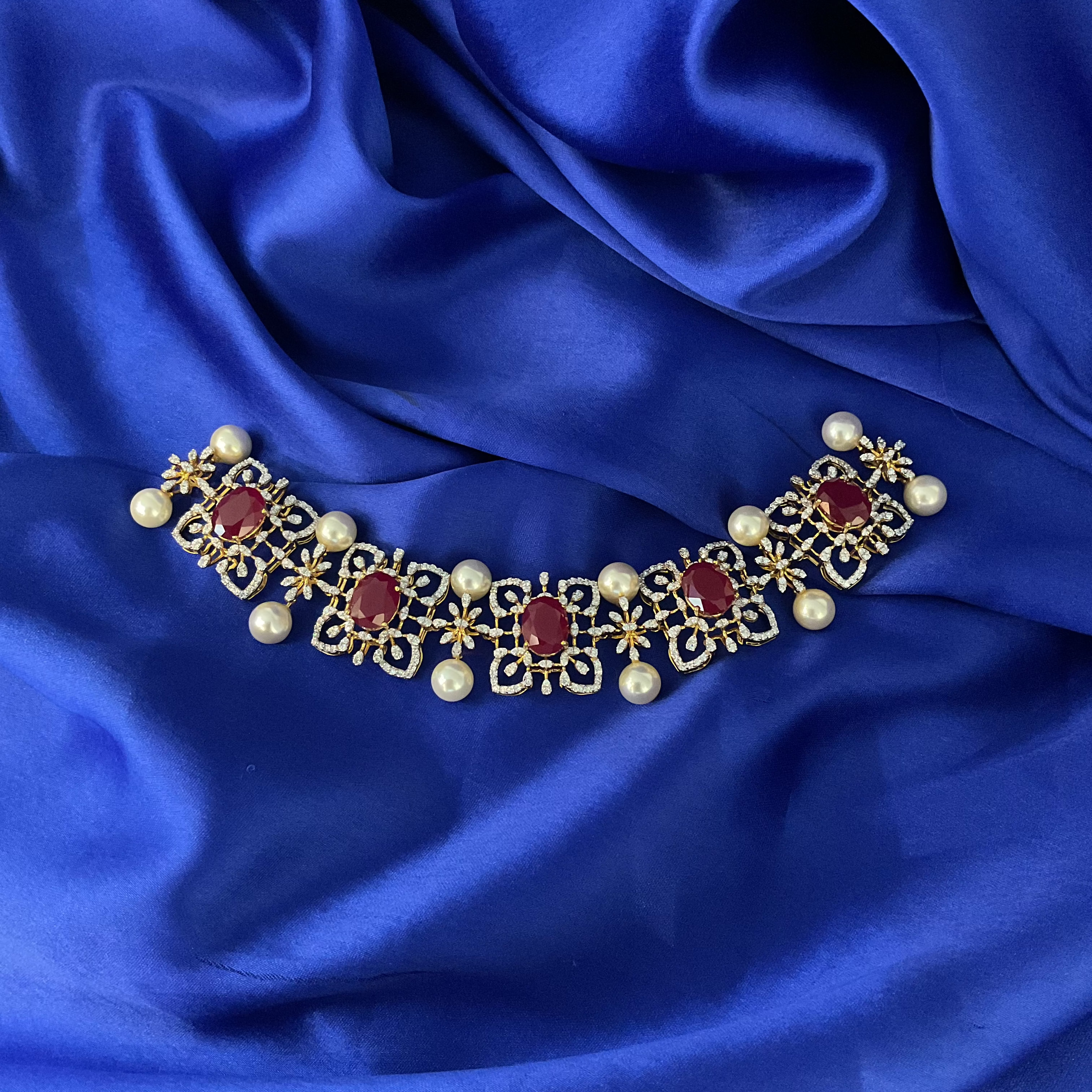 Ruby Emerald Grace Choker