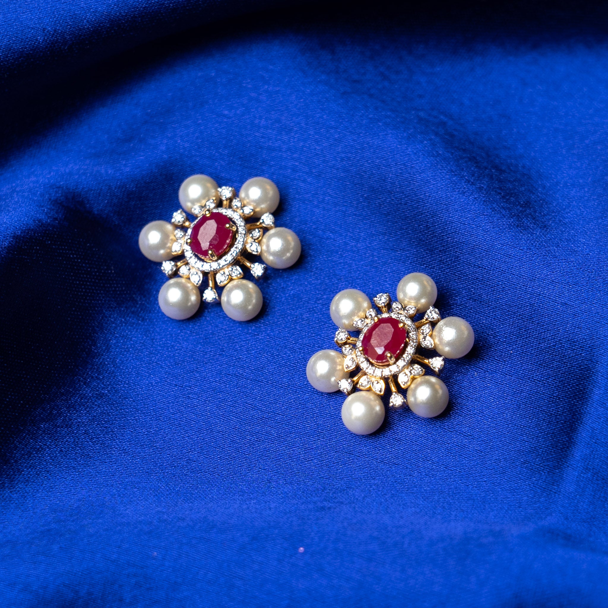 Ruby Rhapsody Studs