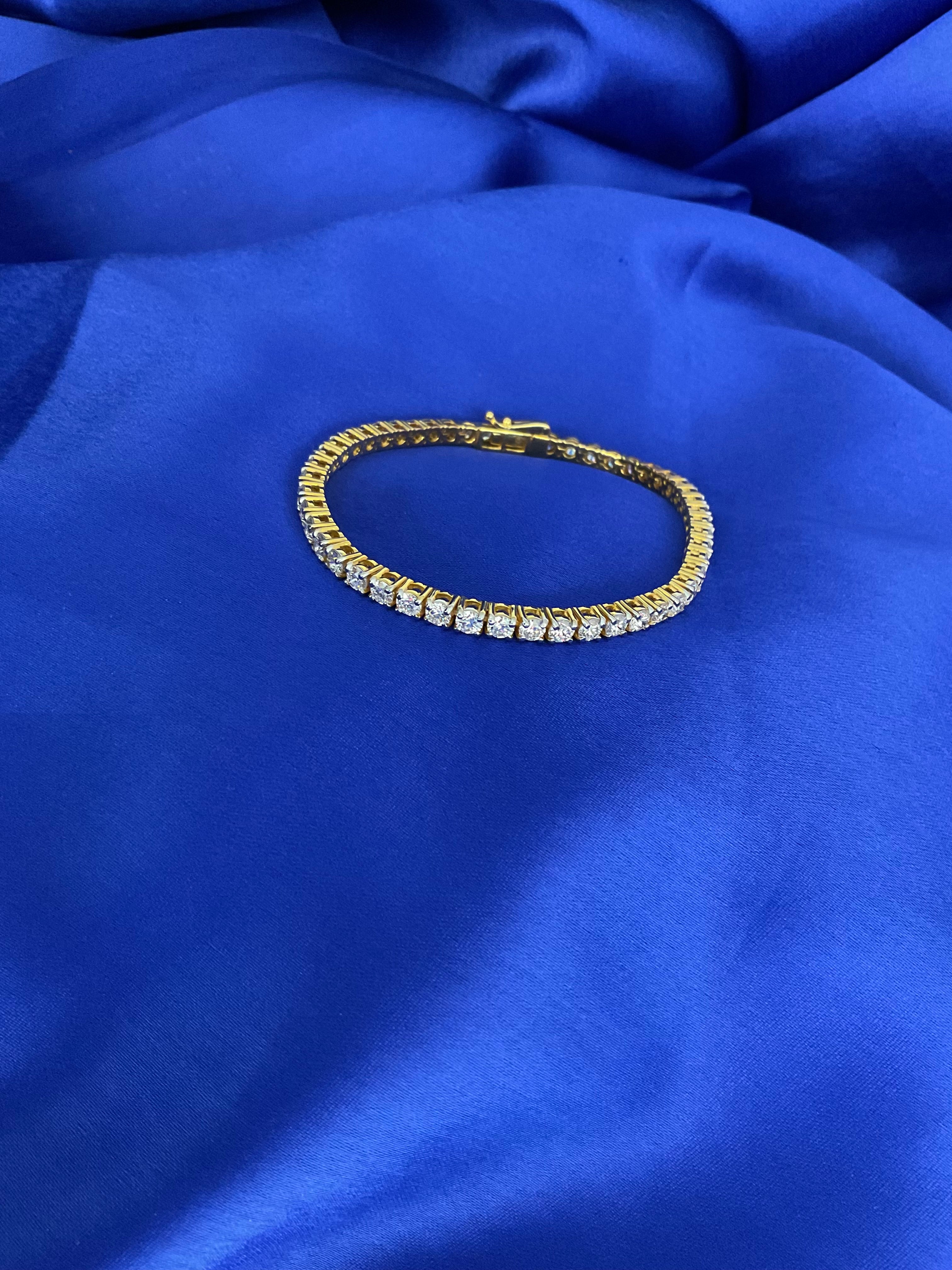 Tennis Bracelet - 10 Cents each: Size 17 Cm