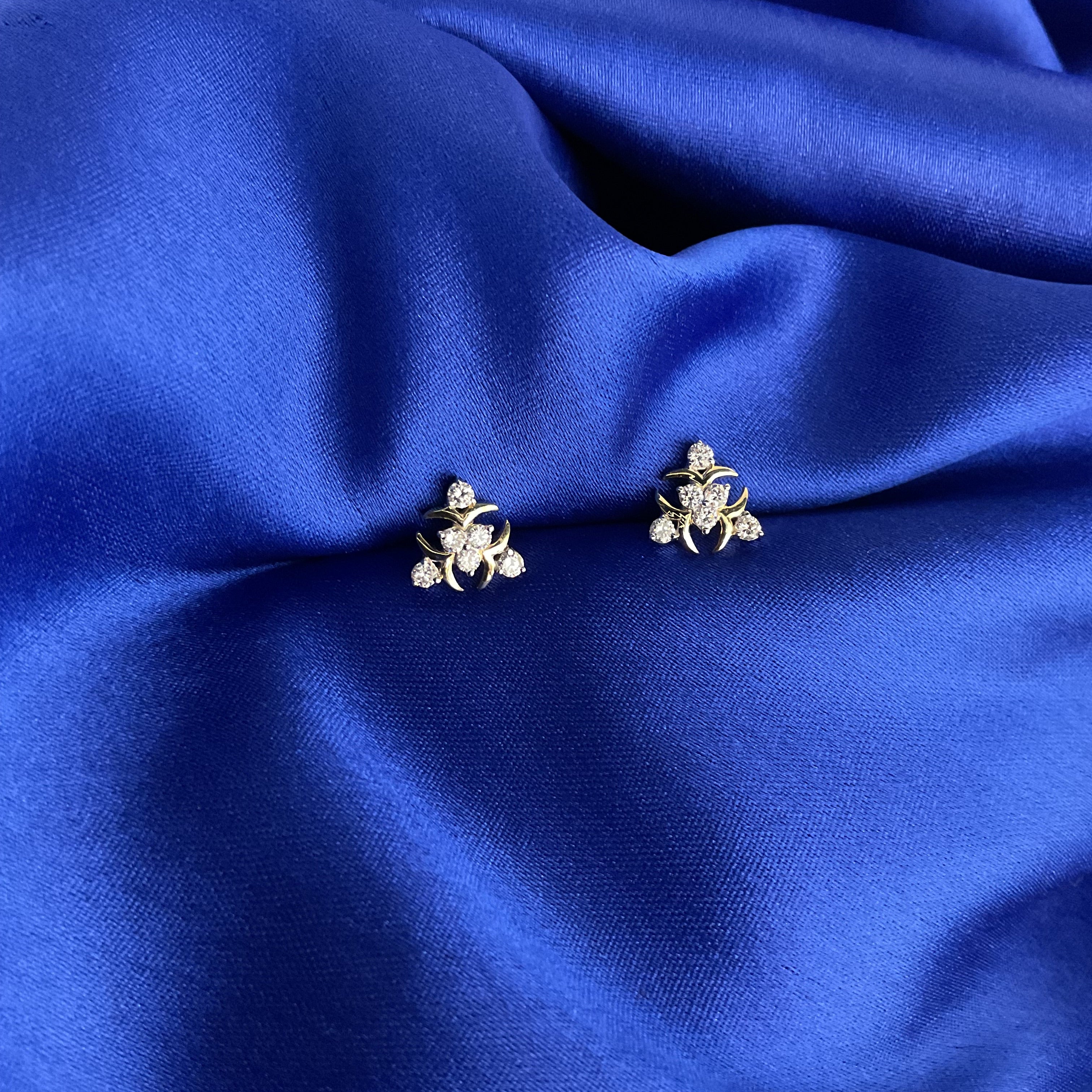 Tri-Stone Studs
