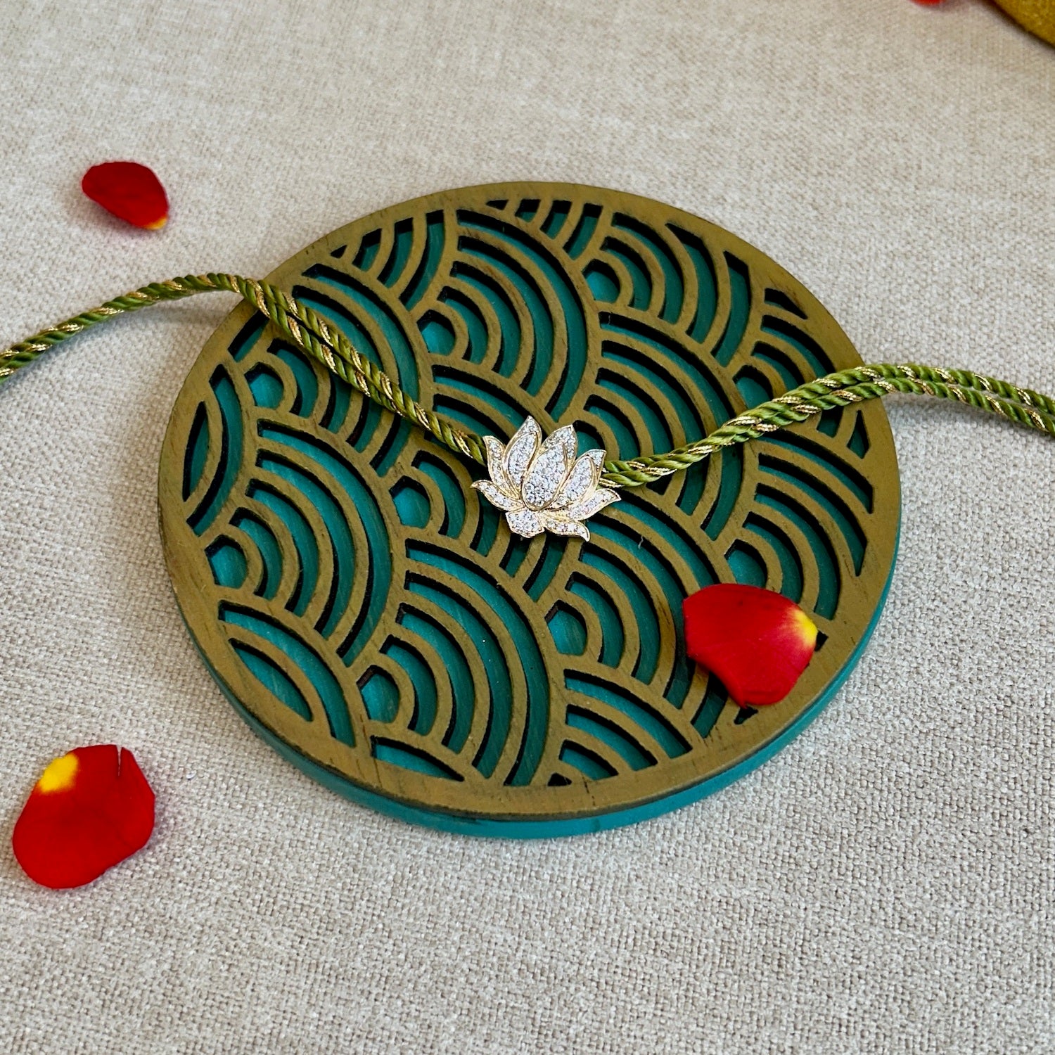 Lotus Bloom Rakhi