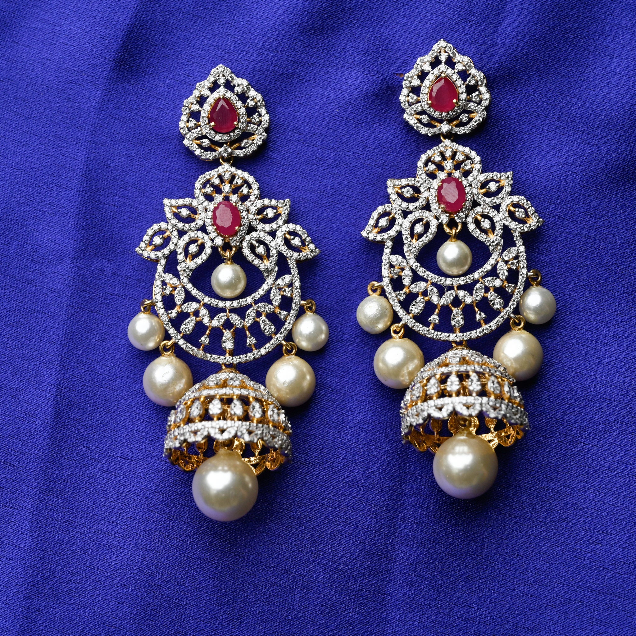 Kalpana Ruby Earrings