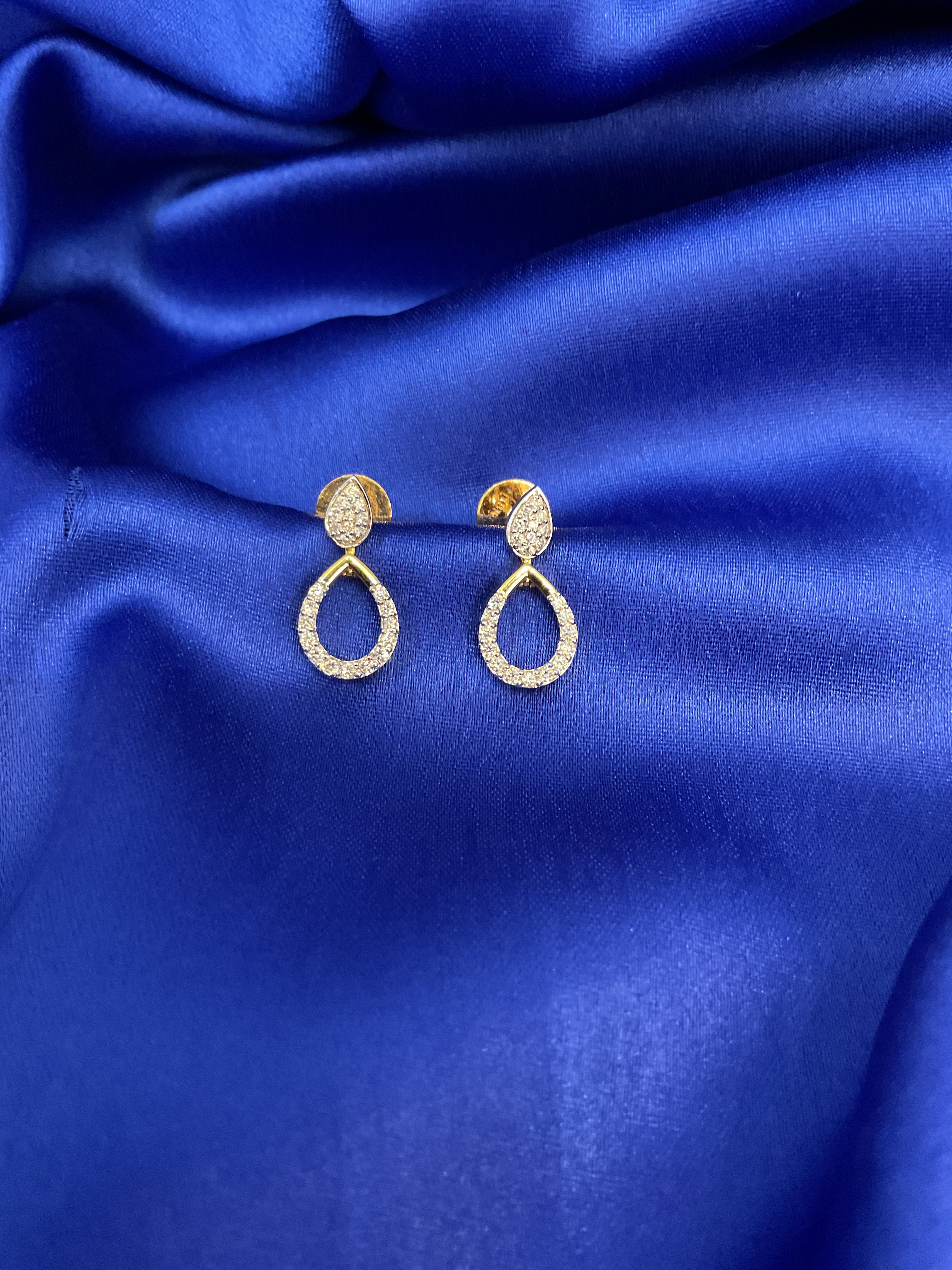 2 in 1 Pear-Earrings