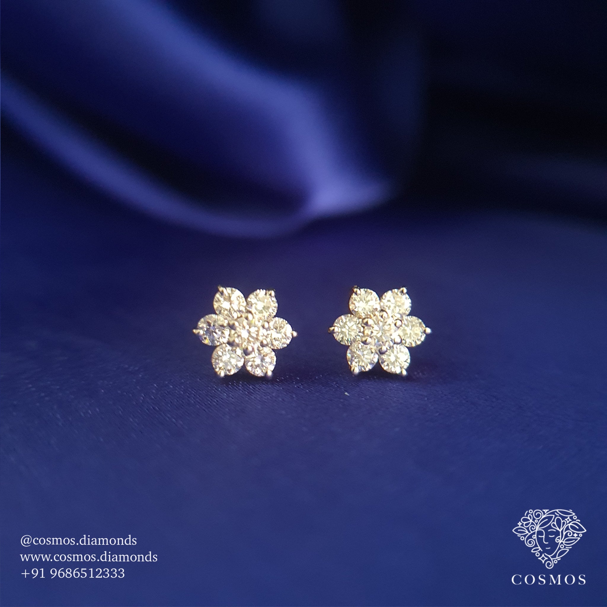 6 Petal Floral Studs