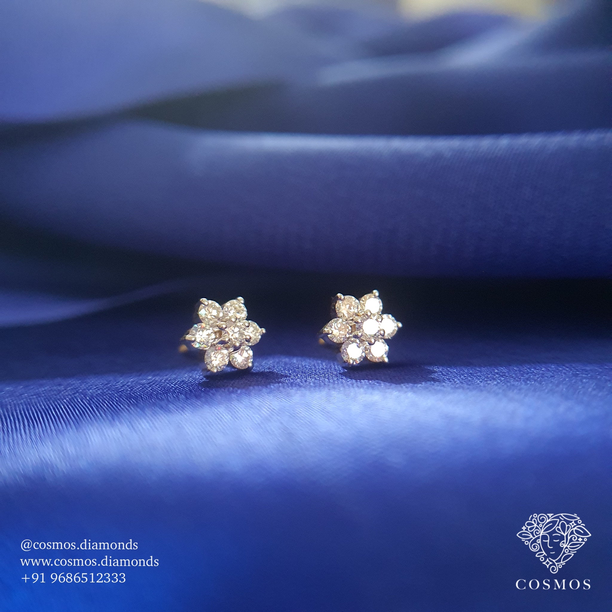 6 Petal Floral Studs