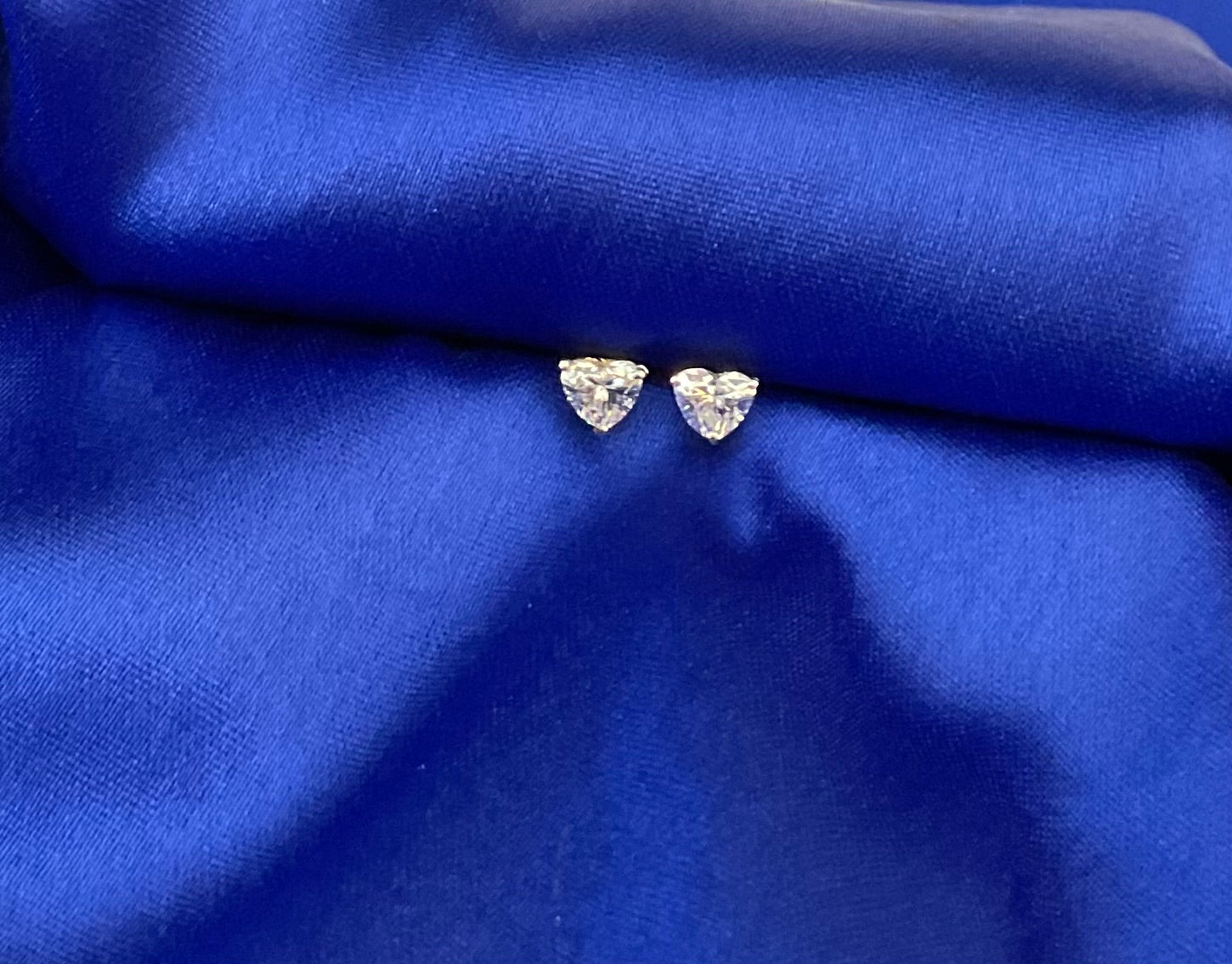 All  My Heart Solitaire Studs