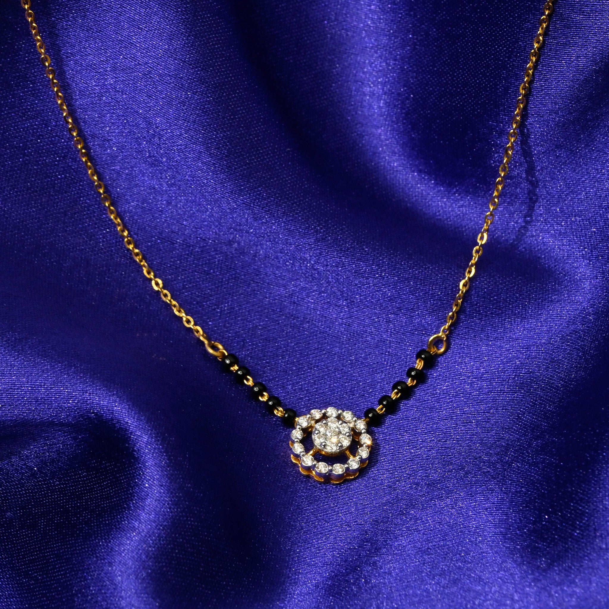 Circle Of Light Minimal Mangalsutra