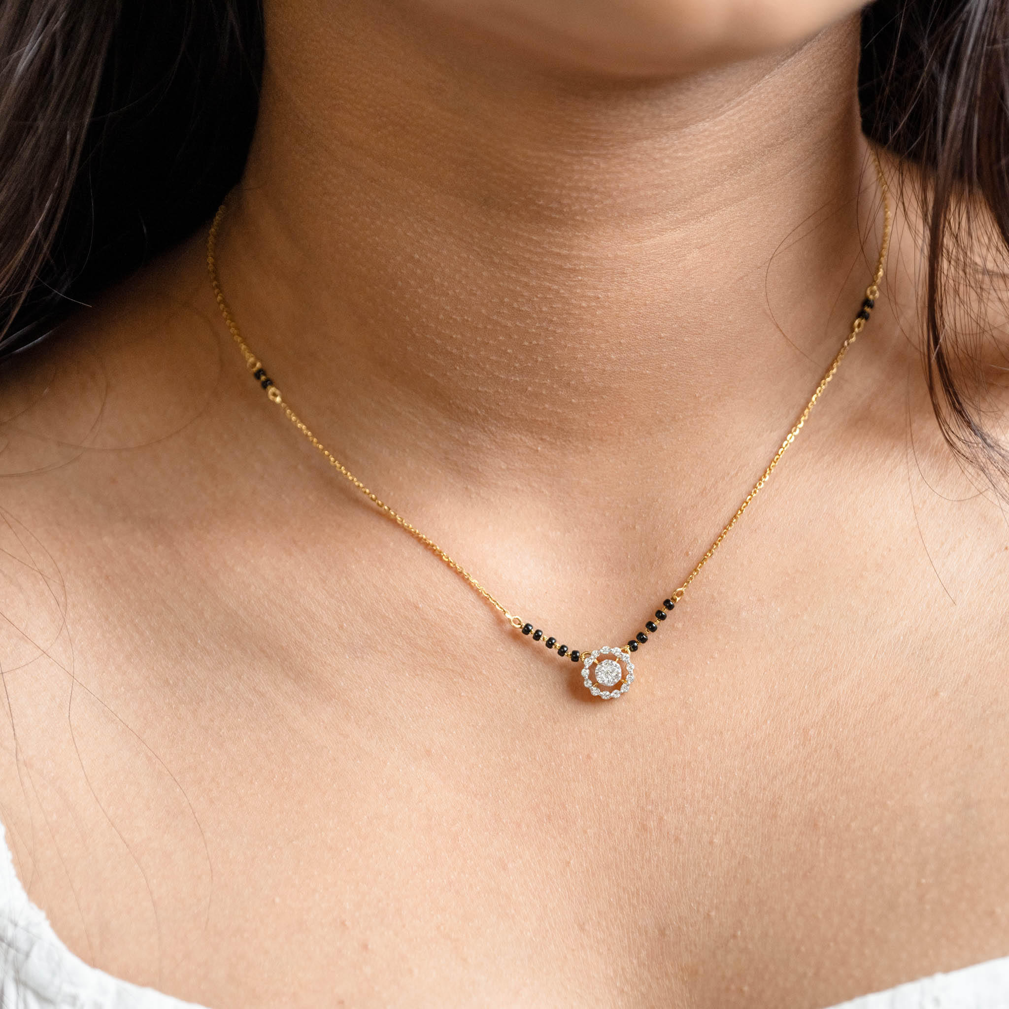 Circle Of Light Minimal Mangalsutra