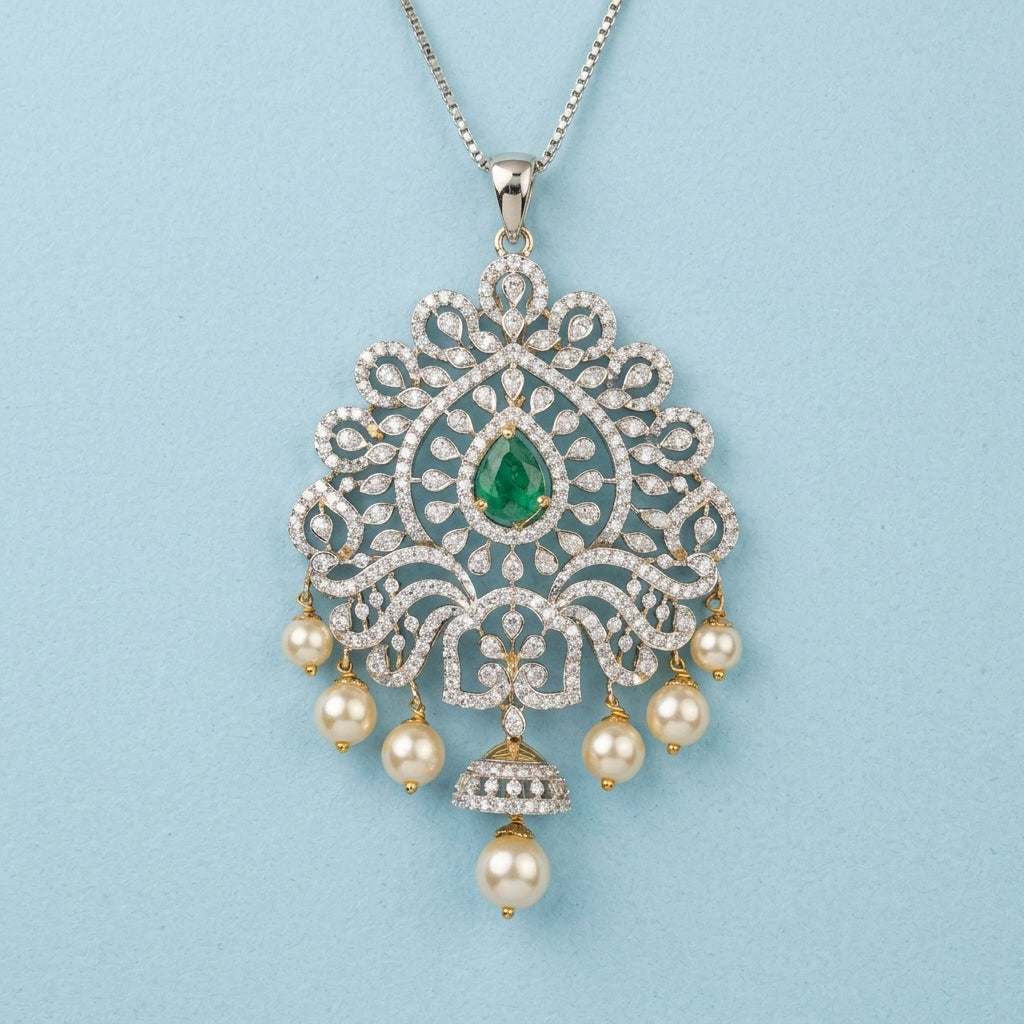 Emerald Pearl Elegance
