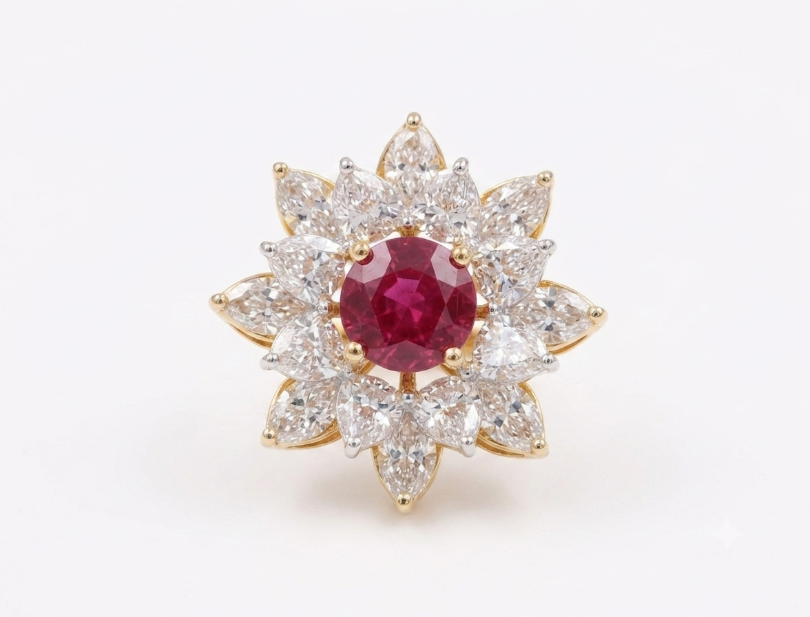 Ruby Lotus Bloom