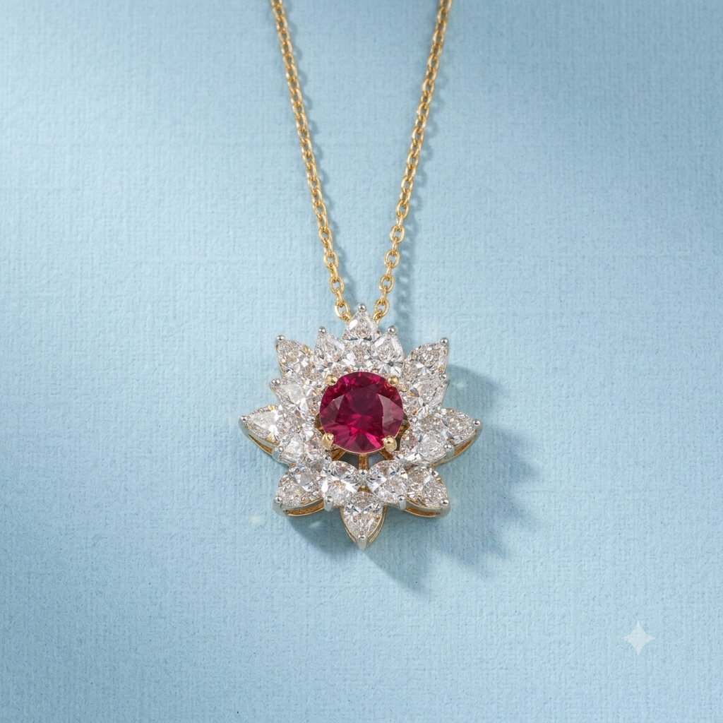 Ruby Lotus Bloom