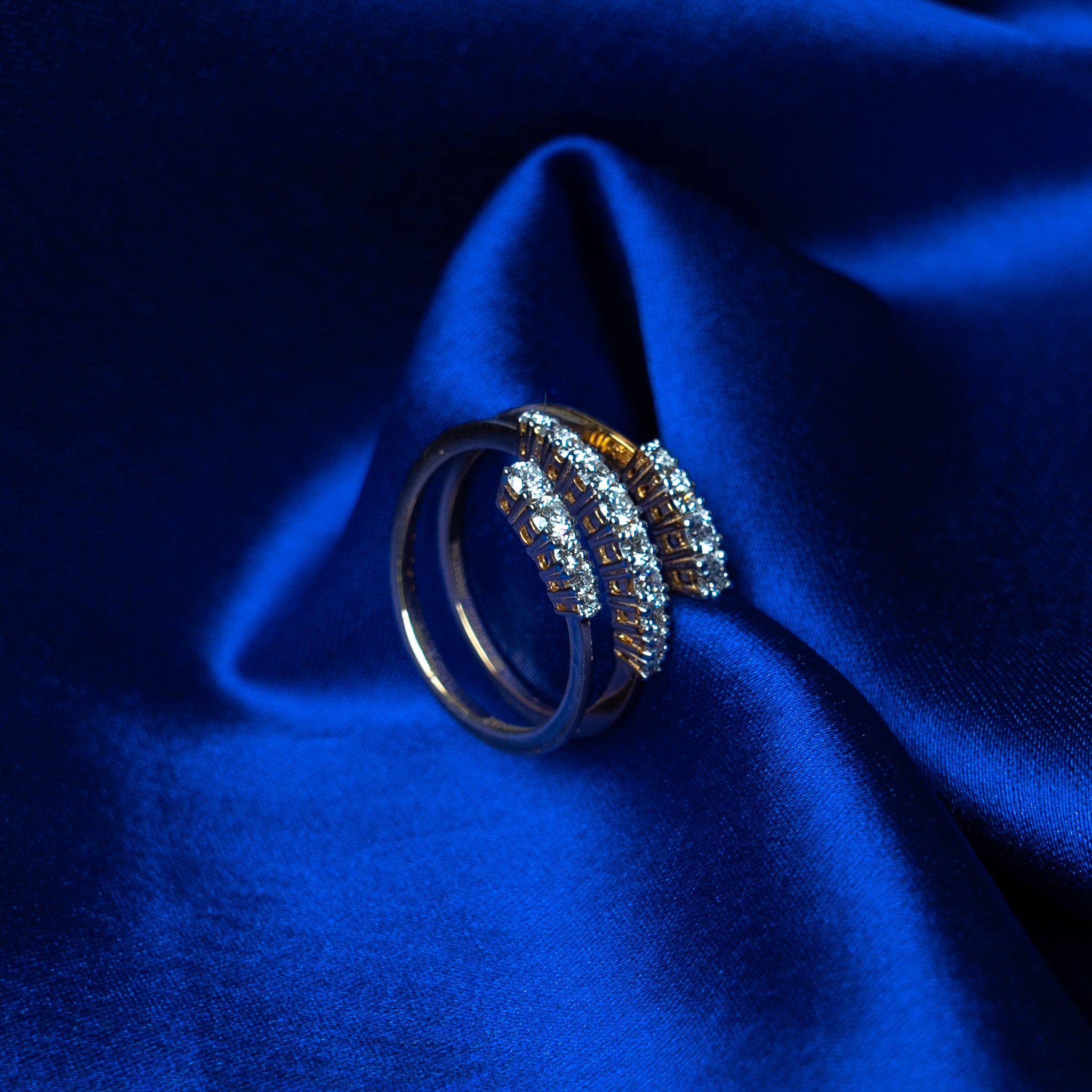 Diamond Swirls - Ring