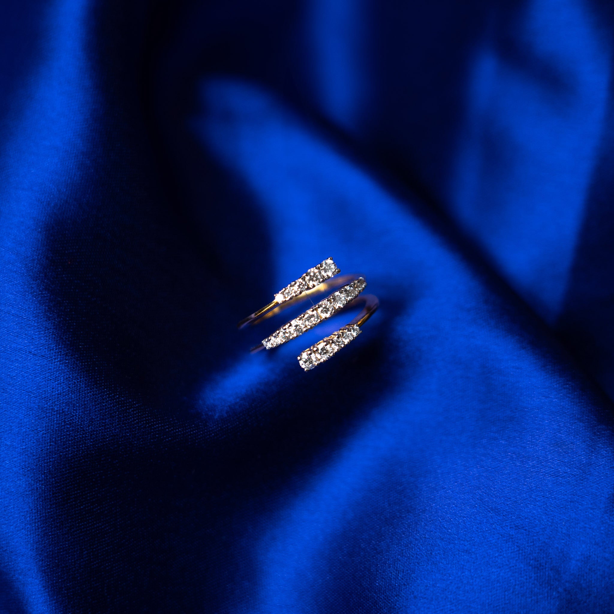 Diamond Swirls - Ring