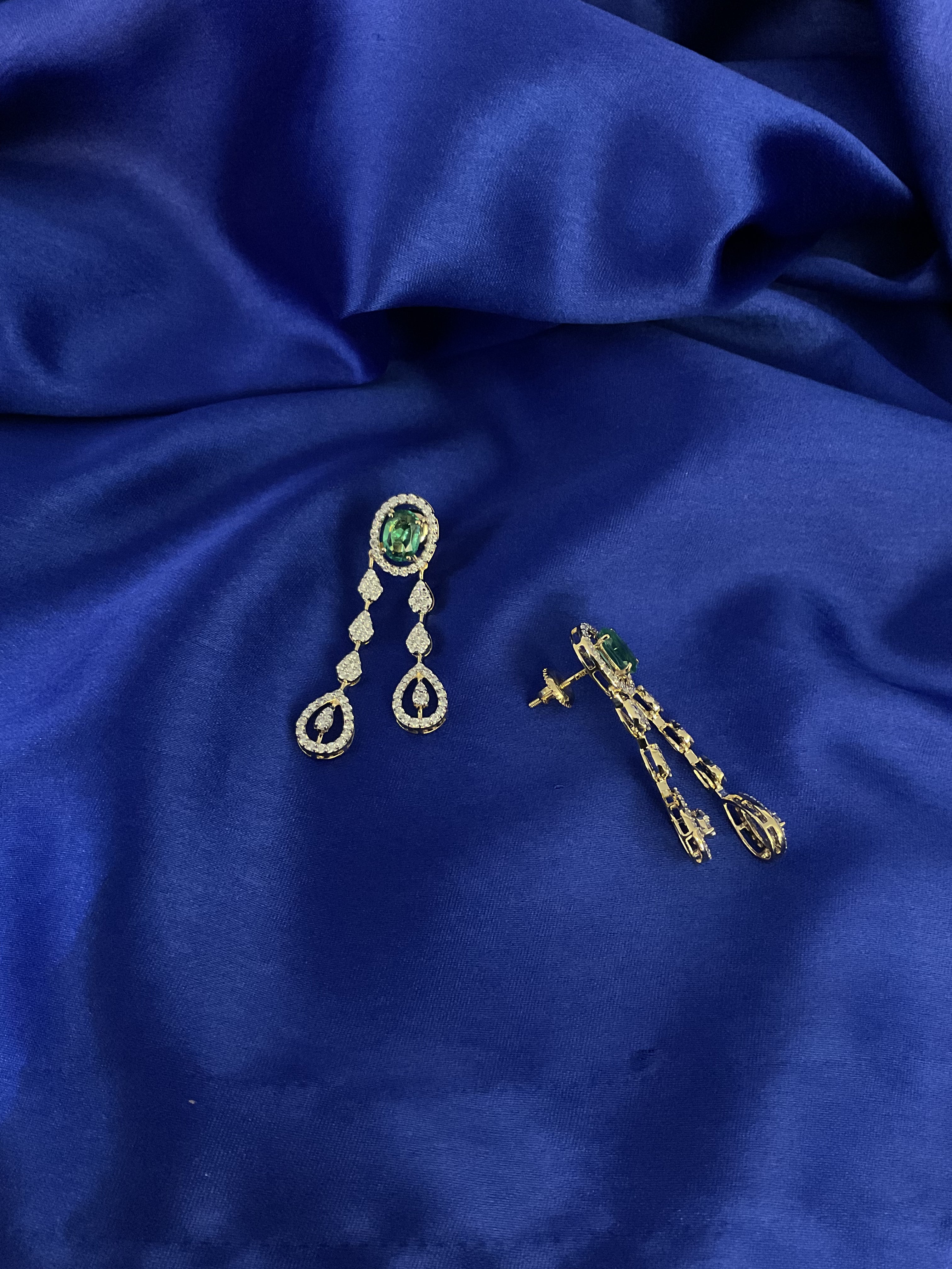 Emerald Rain Earrings
