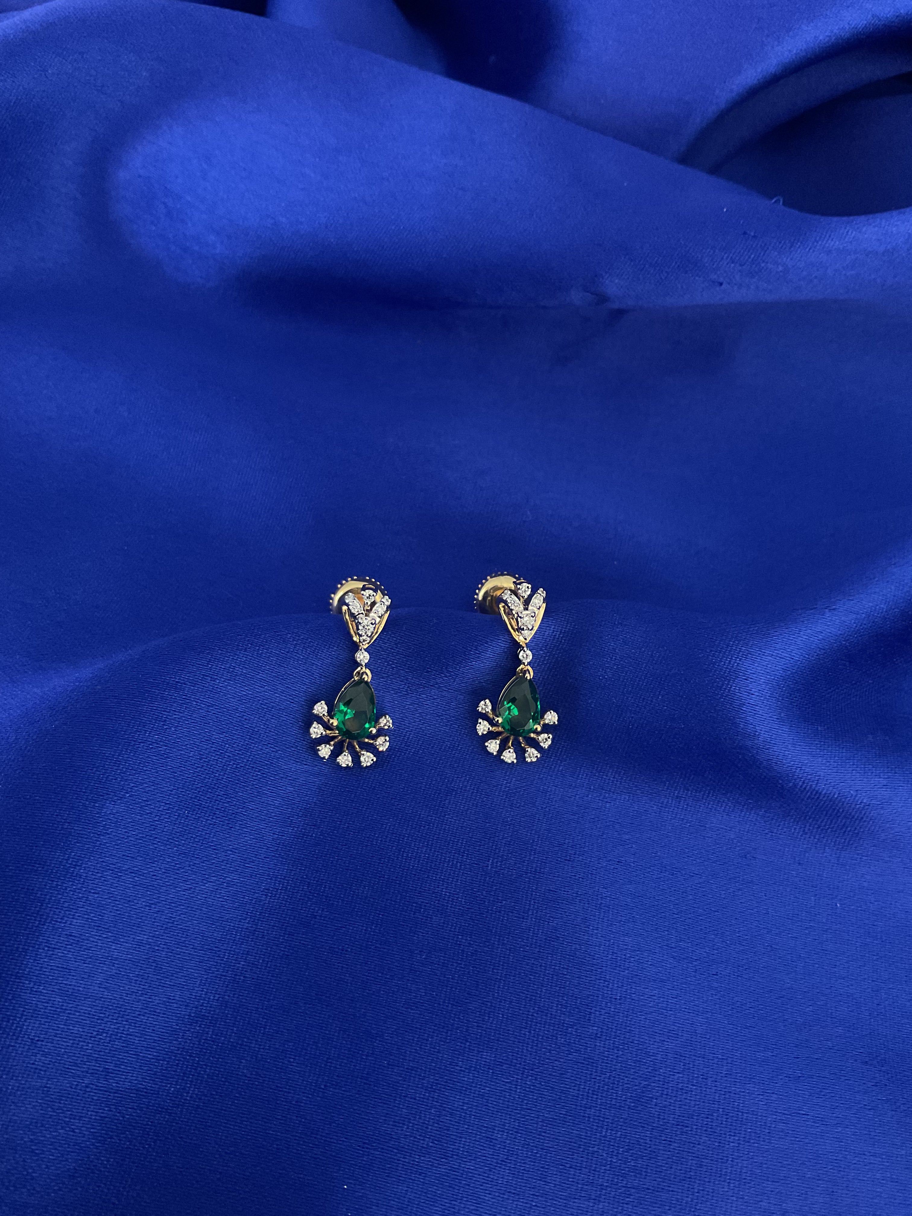 Emerald Wreath Earrings