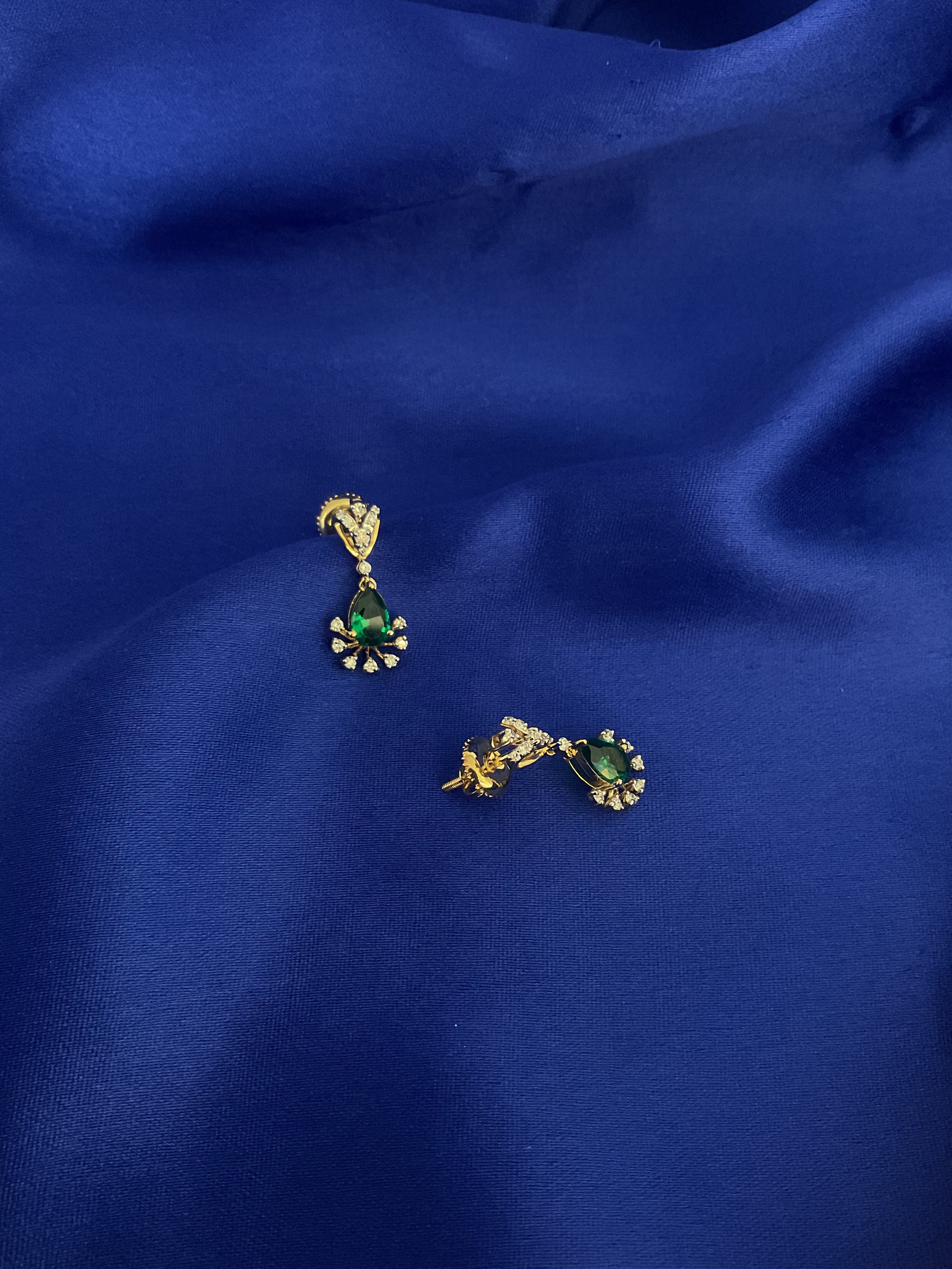 Emerald Wreath Earrings