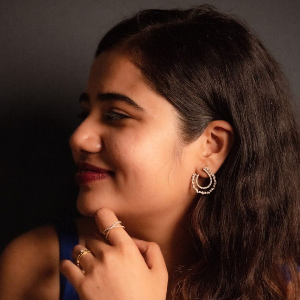 Everlasting Sparkle - Half Bali Earrings