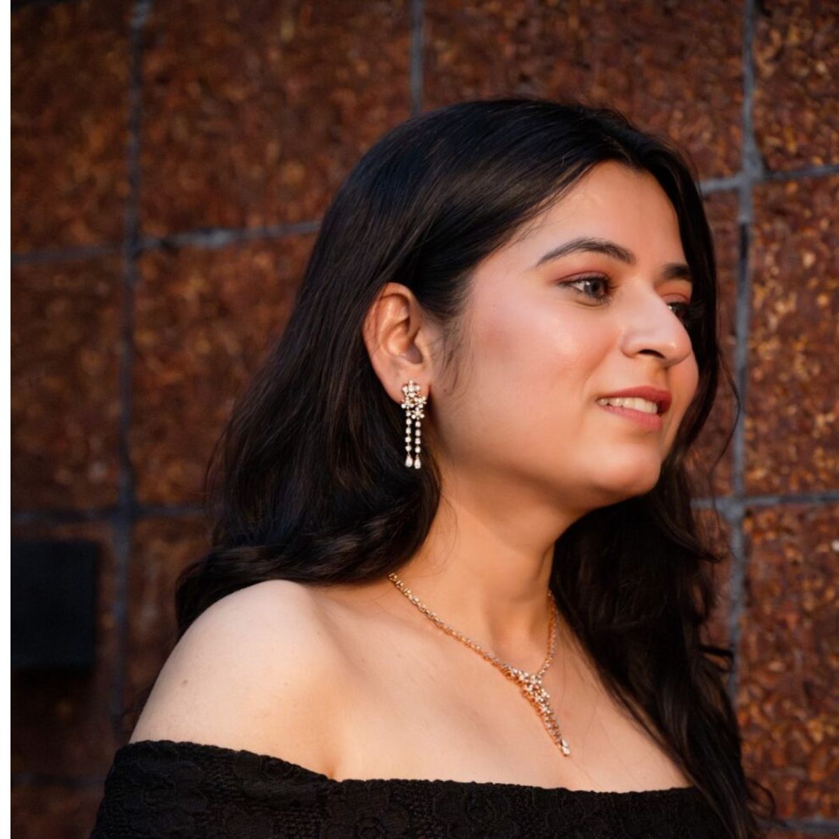 Floral Fantasy Dangler Earrings