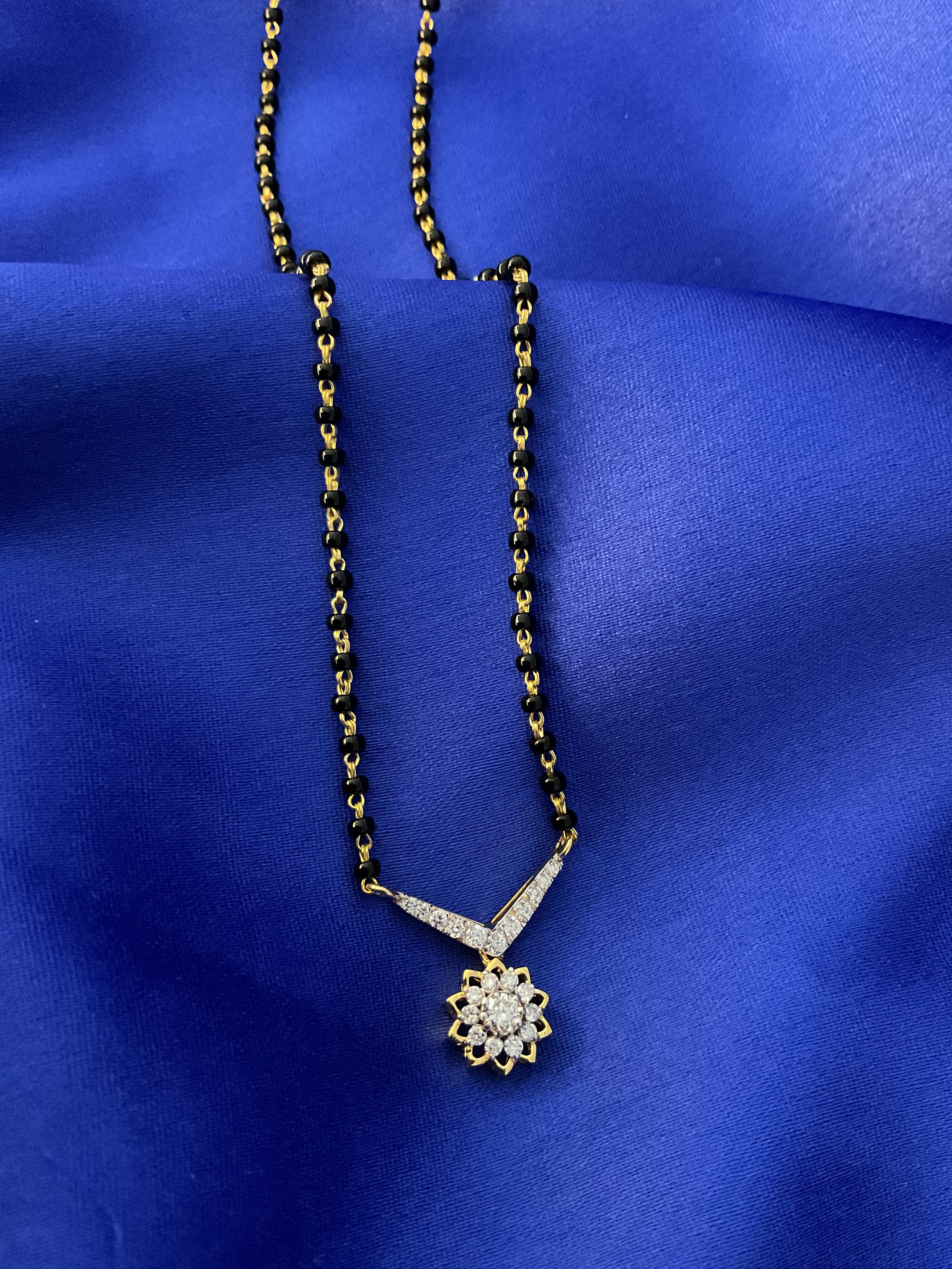 Floral Hang Mangalsutra