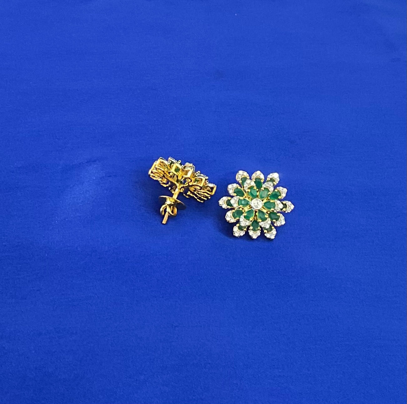 Emerald Flora Studs