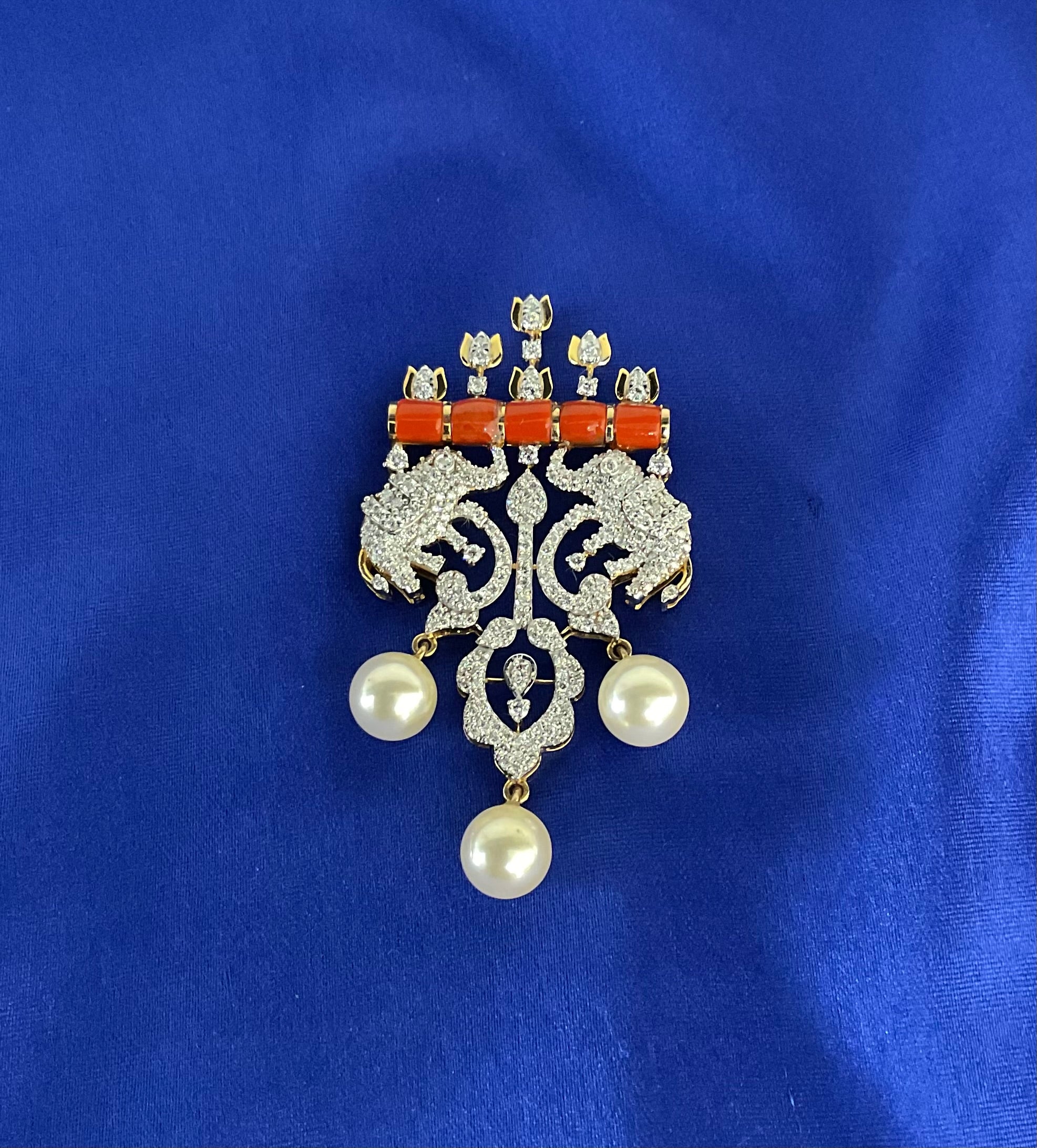 Gajagamini Coral Pendant