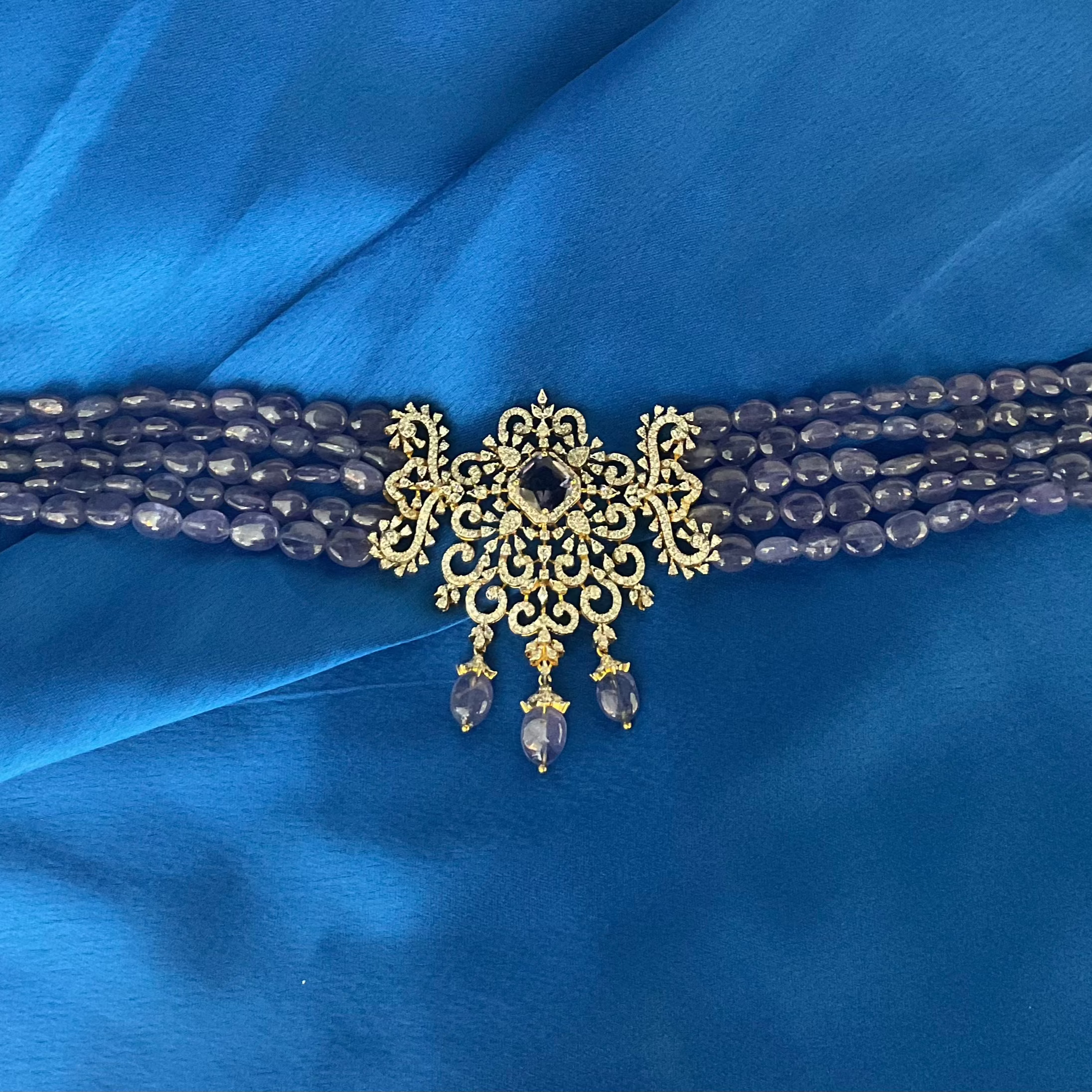 Lavender Blossom Choker