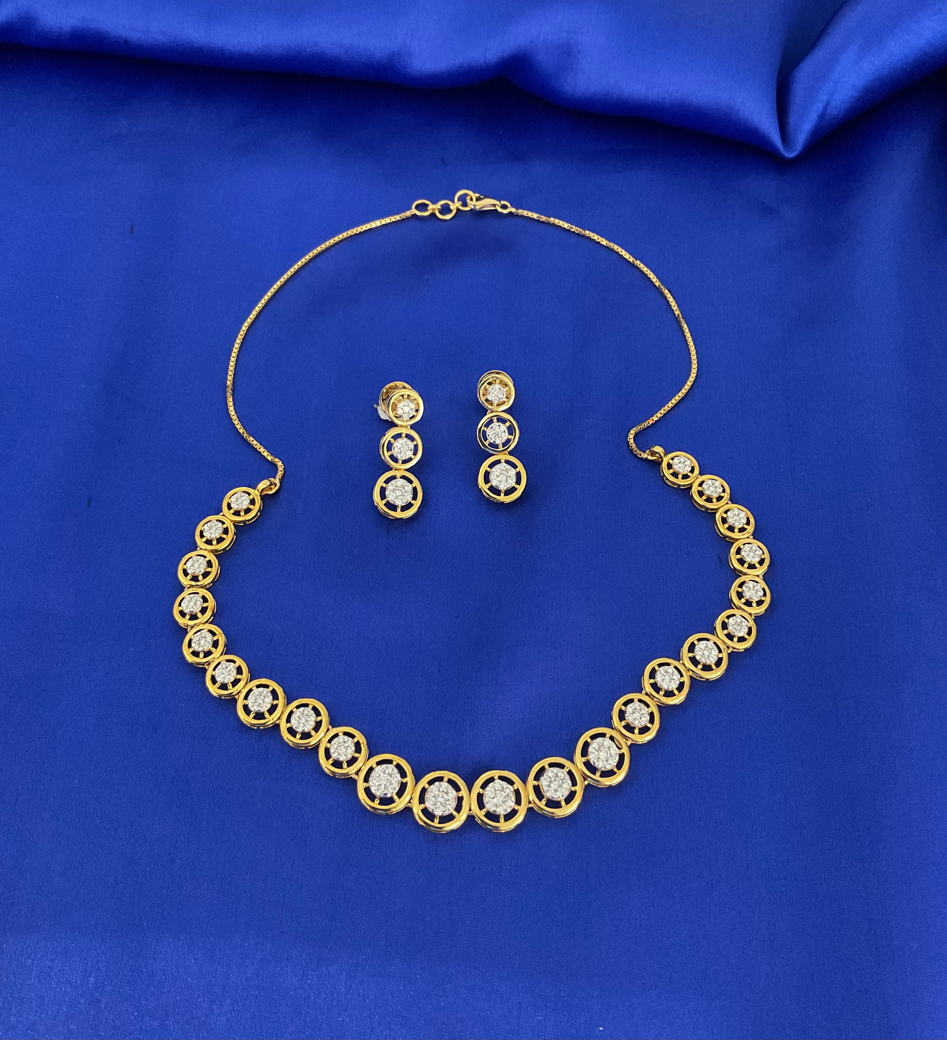 Golden Gleam Necklace set