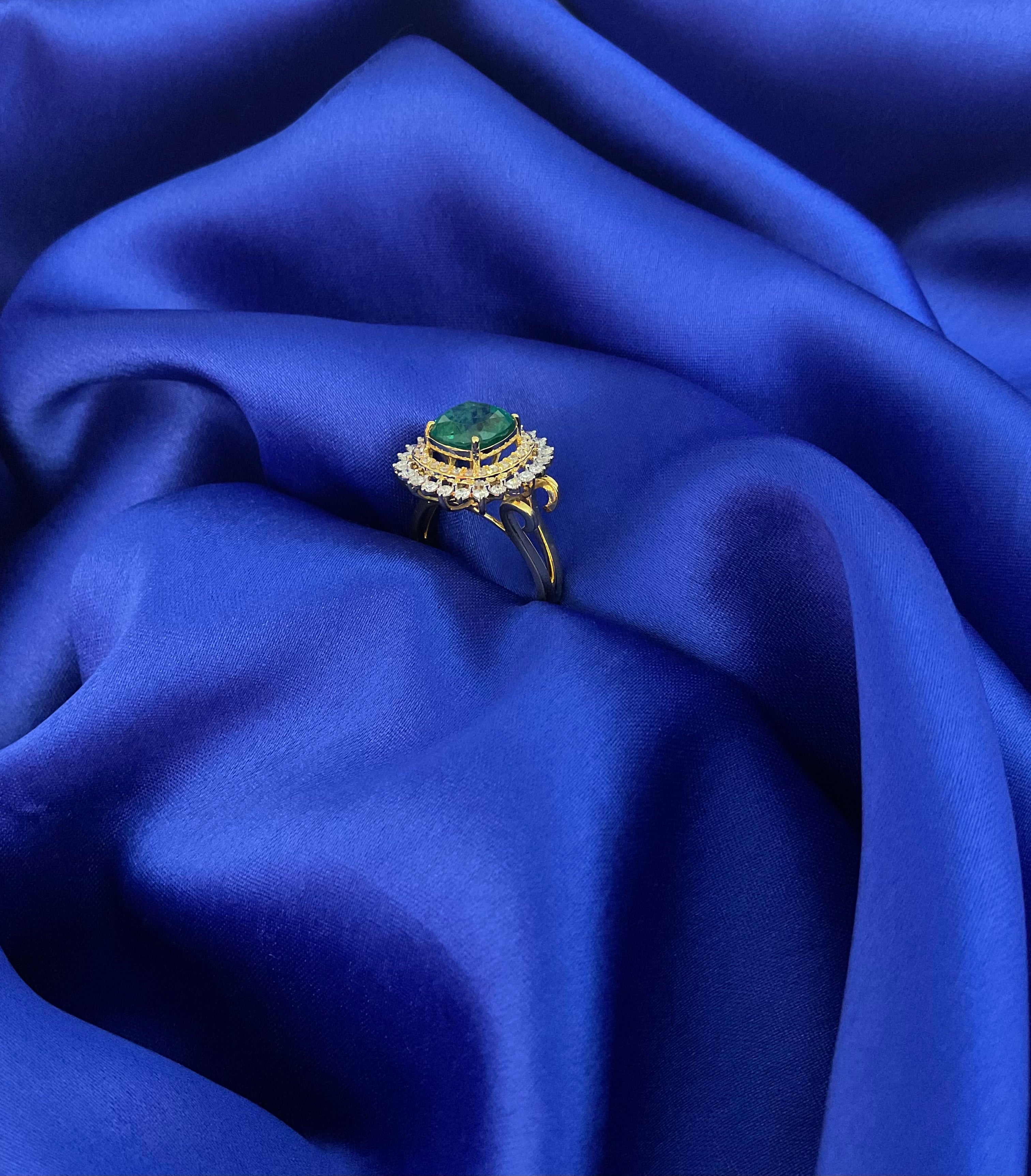 Elysian Green Ring:  Size 13