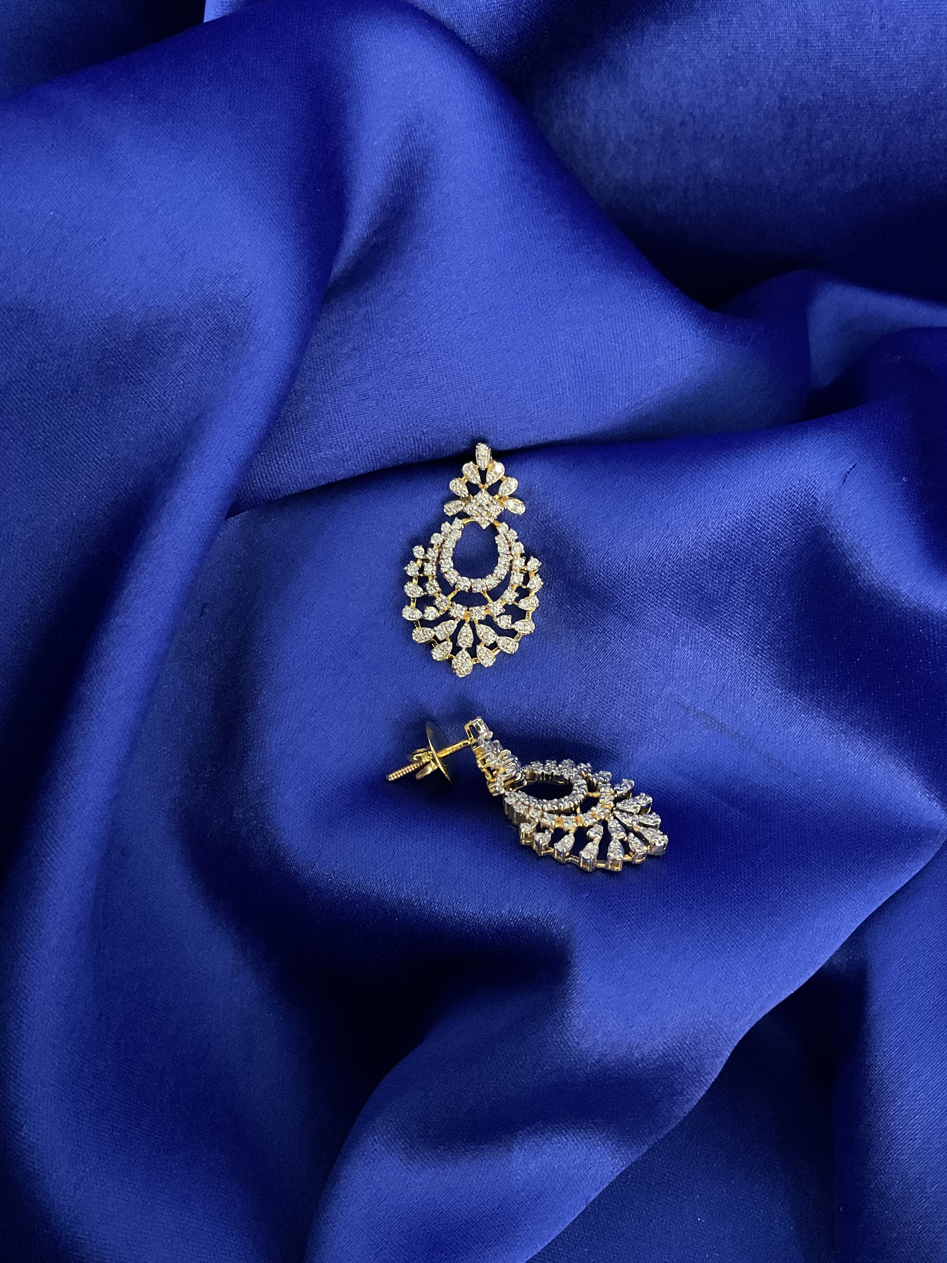 Floral Baali Earrings