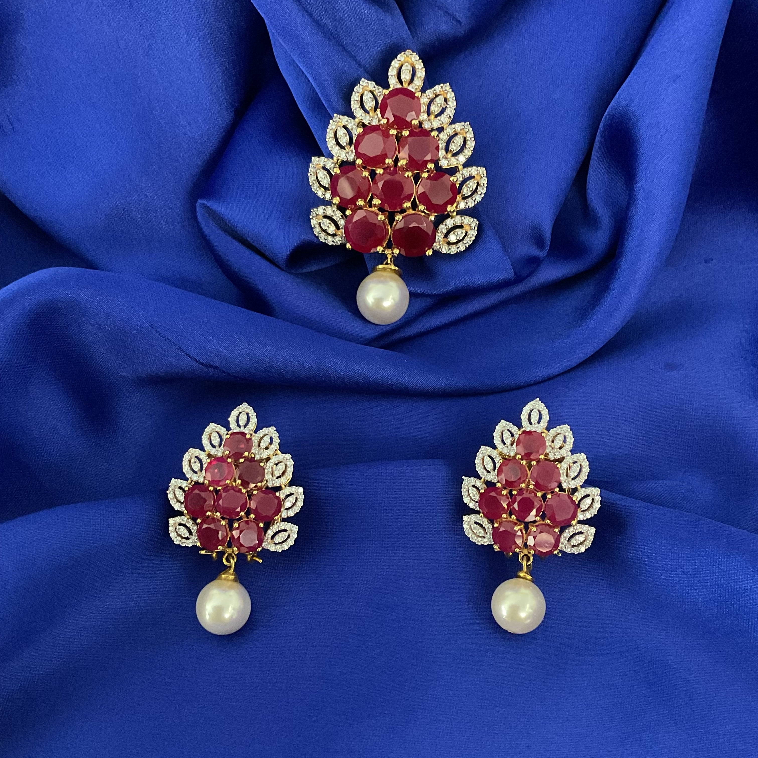 Ruby Elegant Earrings