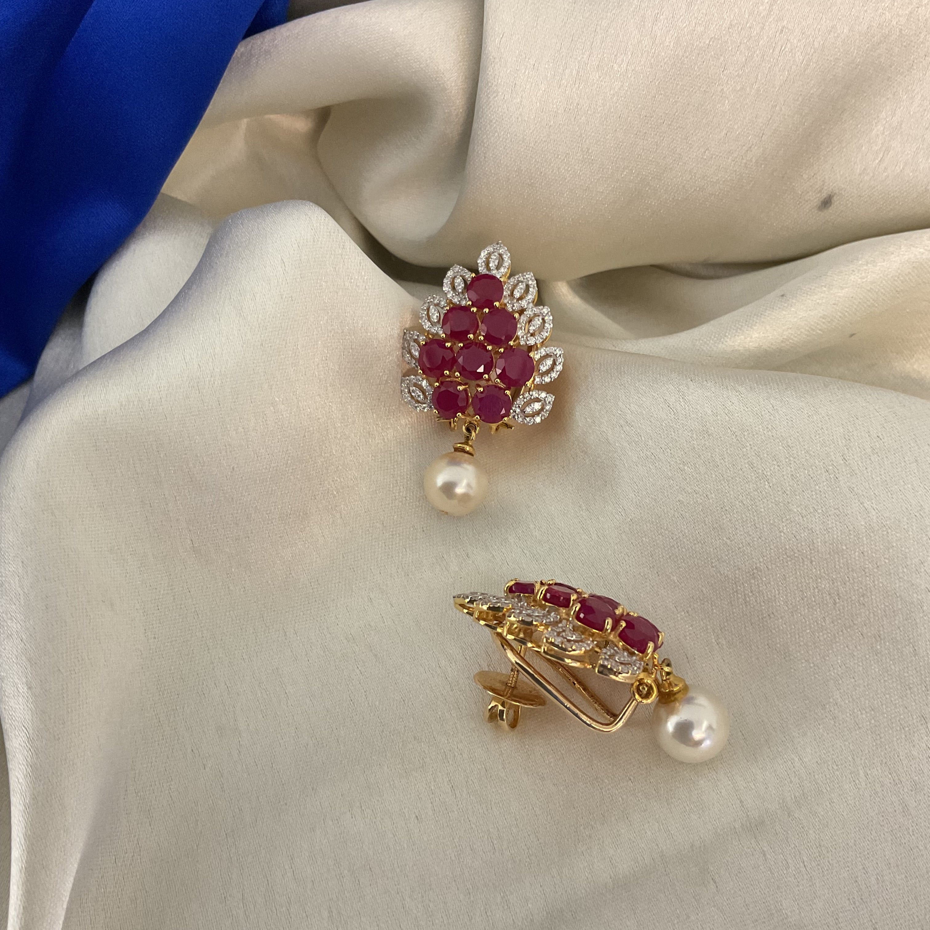 Ruby Elegant Earrings