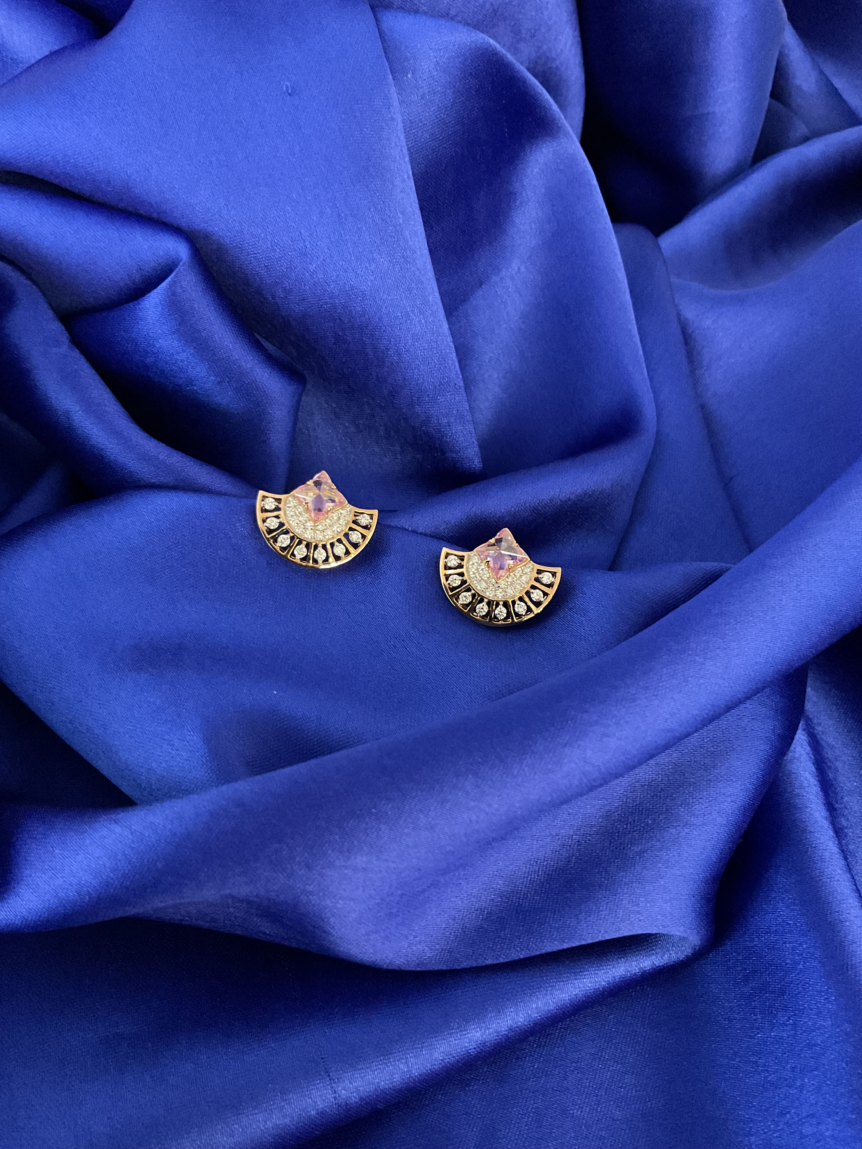 Pink Moon Studs