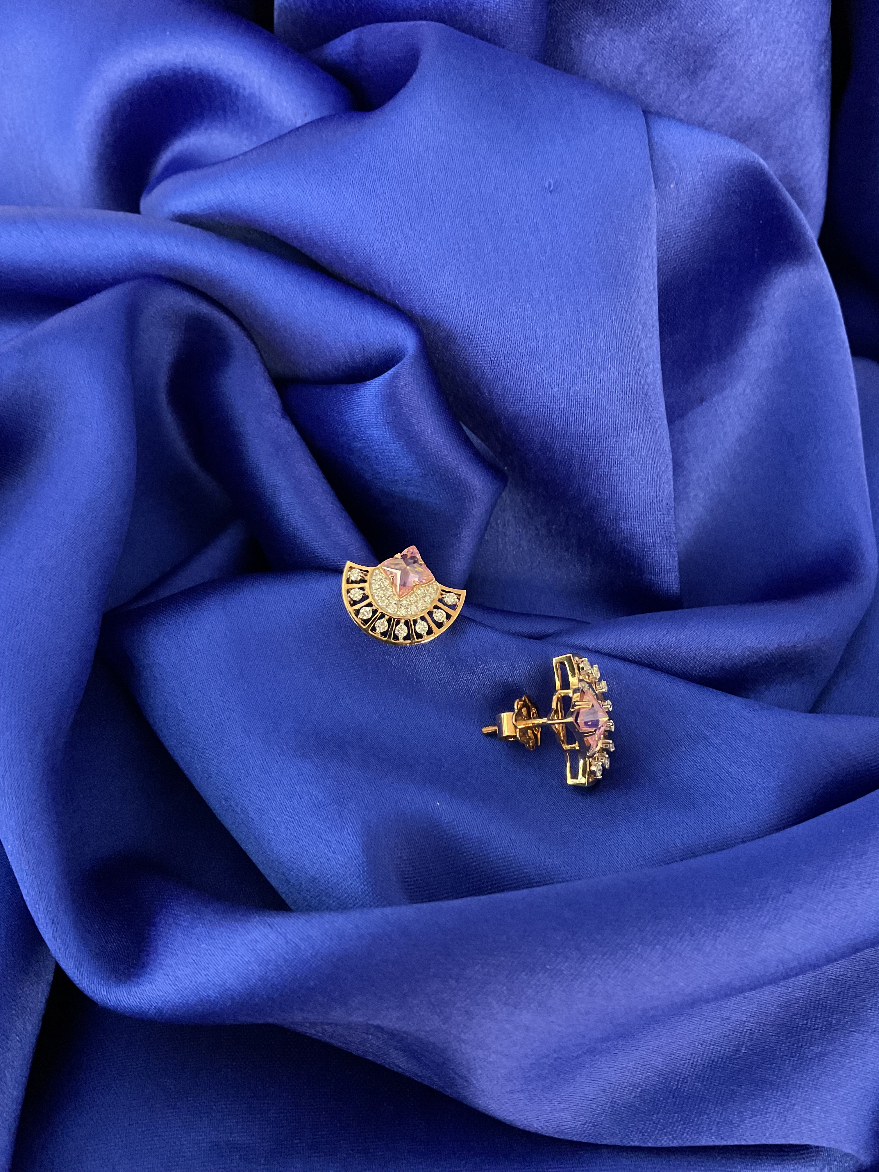 Pink Moon Studs