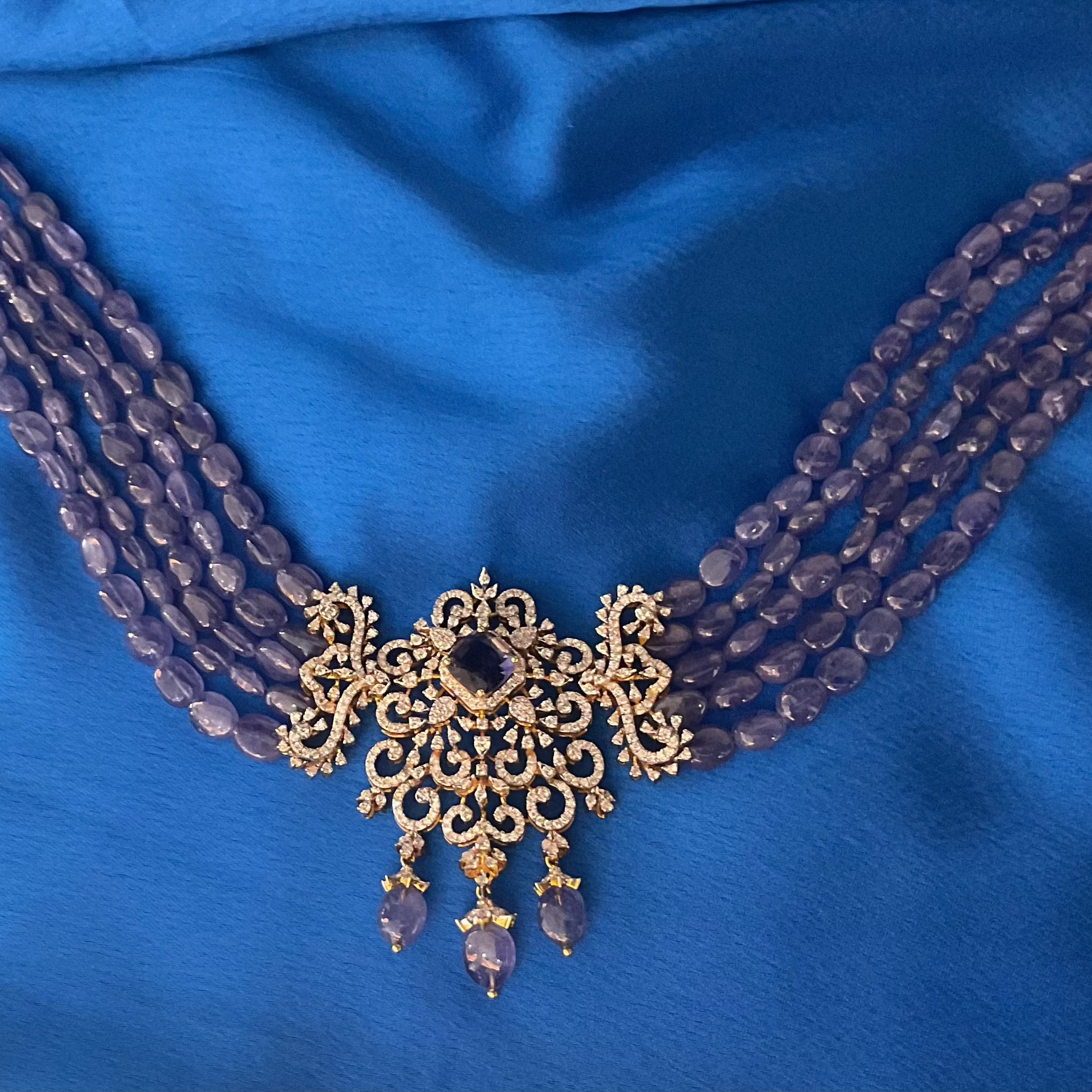 Lavender Blossom Choker