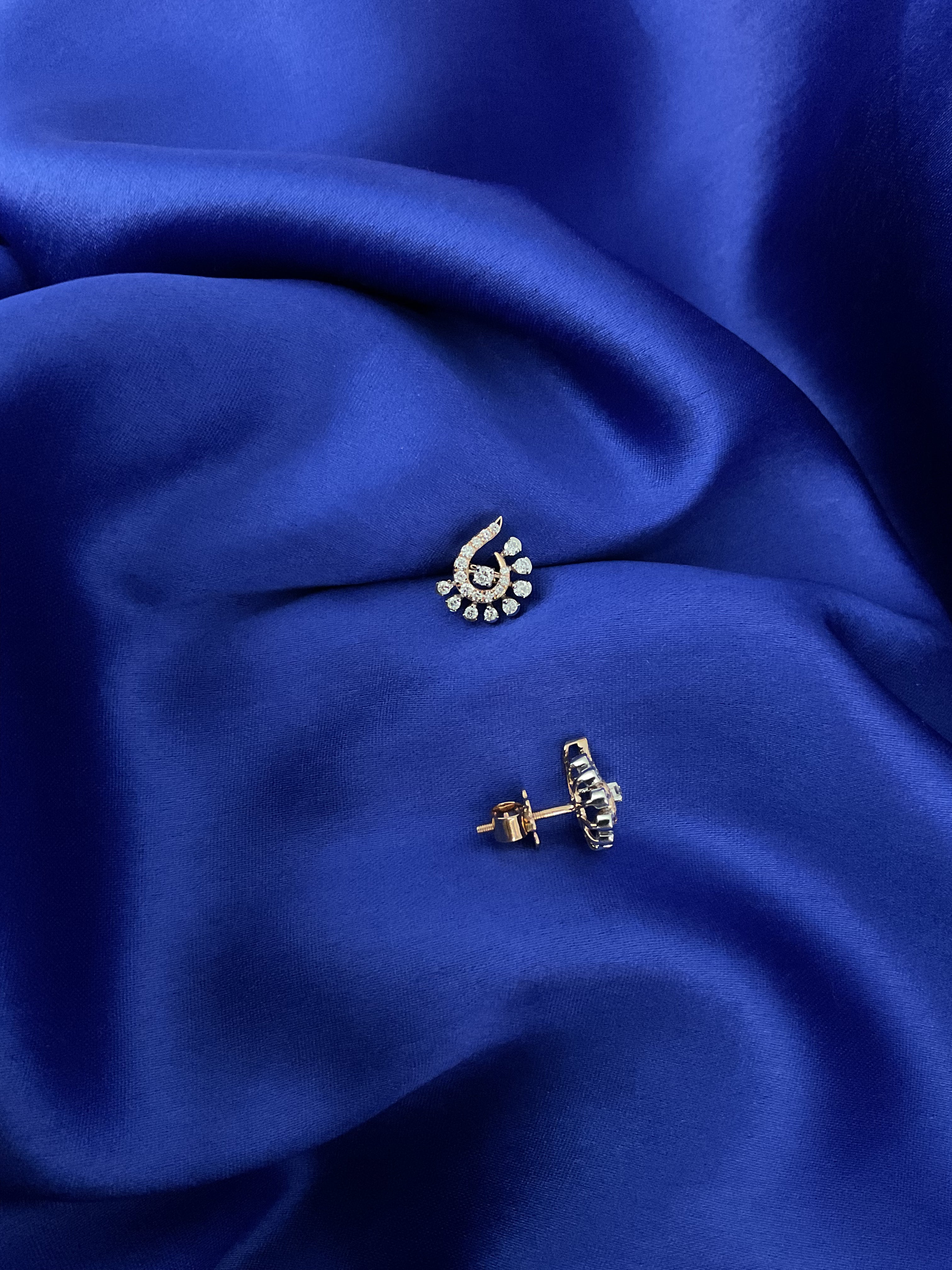 Lustrous Shell Studs
