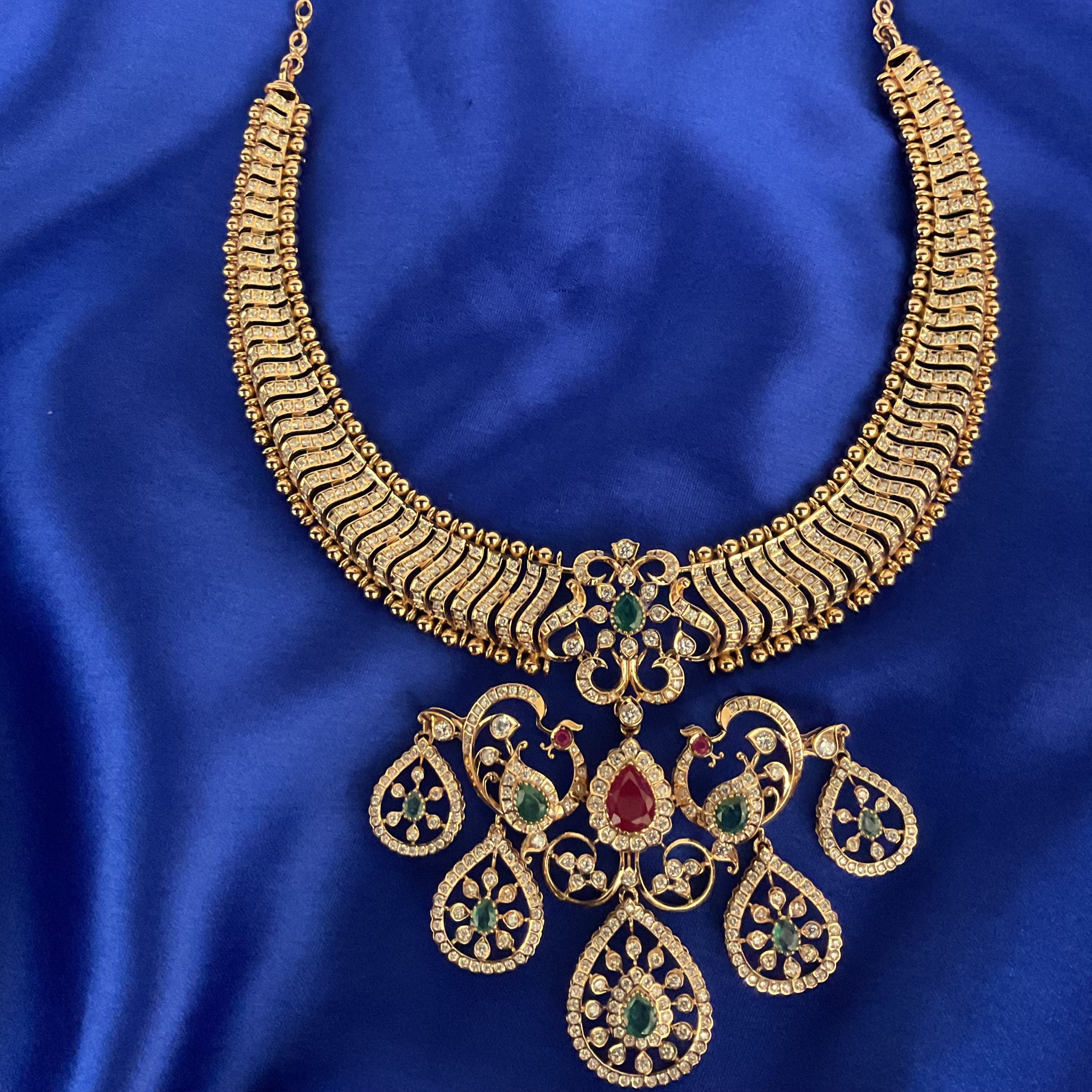 Royal Peacock 2 N 1 Necklace