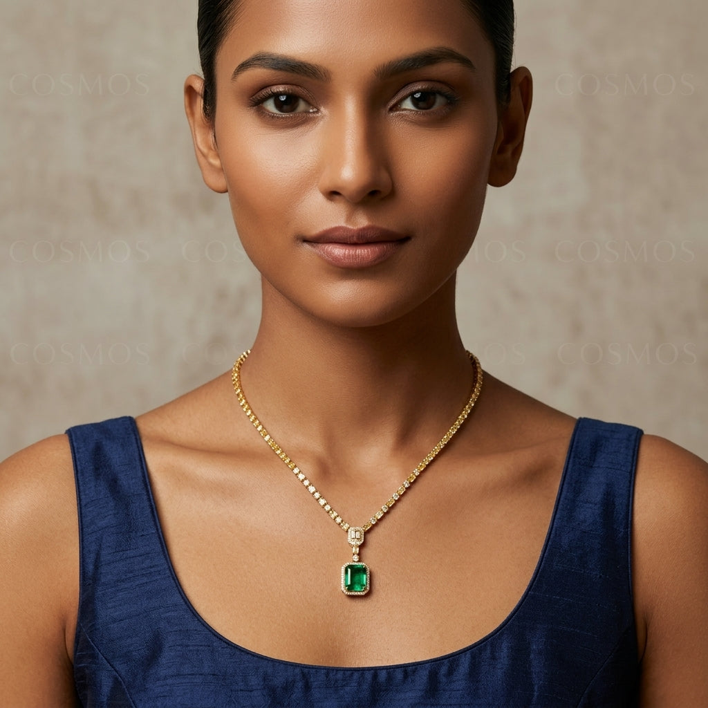 Necklace worn - NEG14D90371 - Cosmos Lab Grown Diamonds