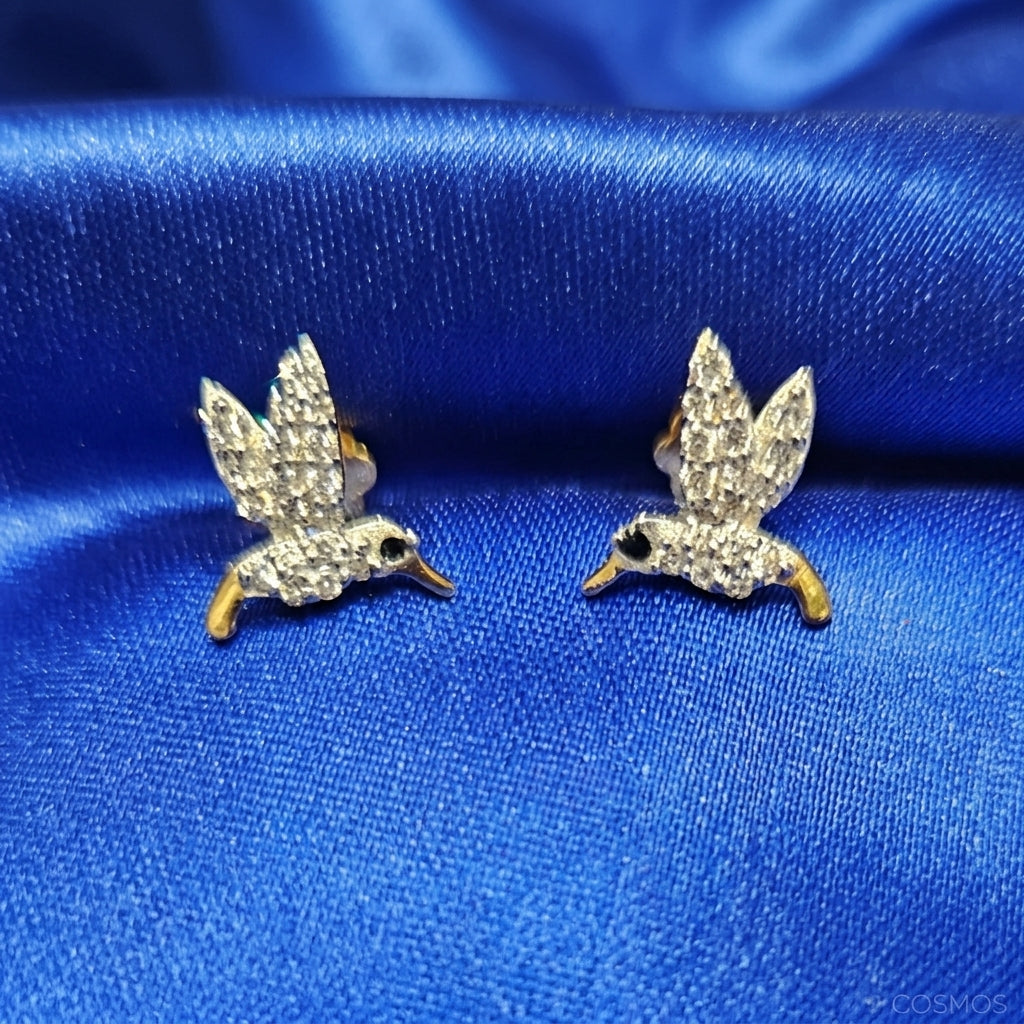 Earrings closeup - EAG14D90909 - Cosmos Lab Grown Diamonds