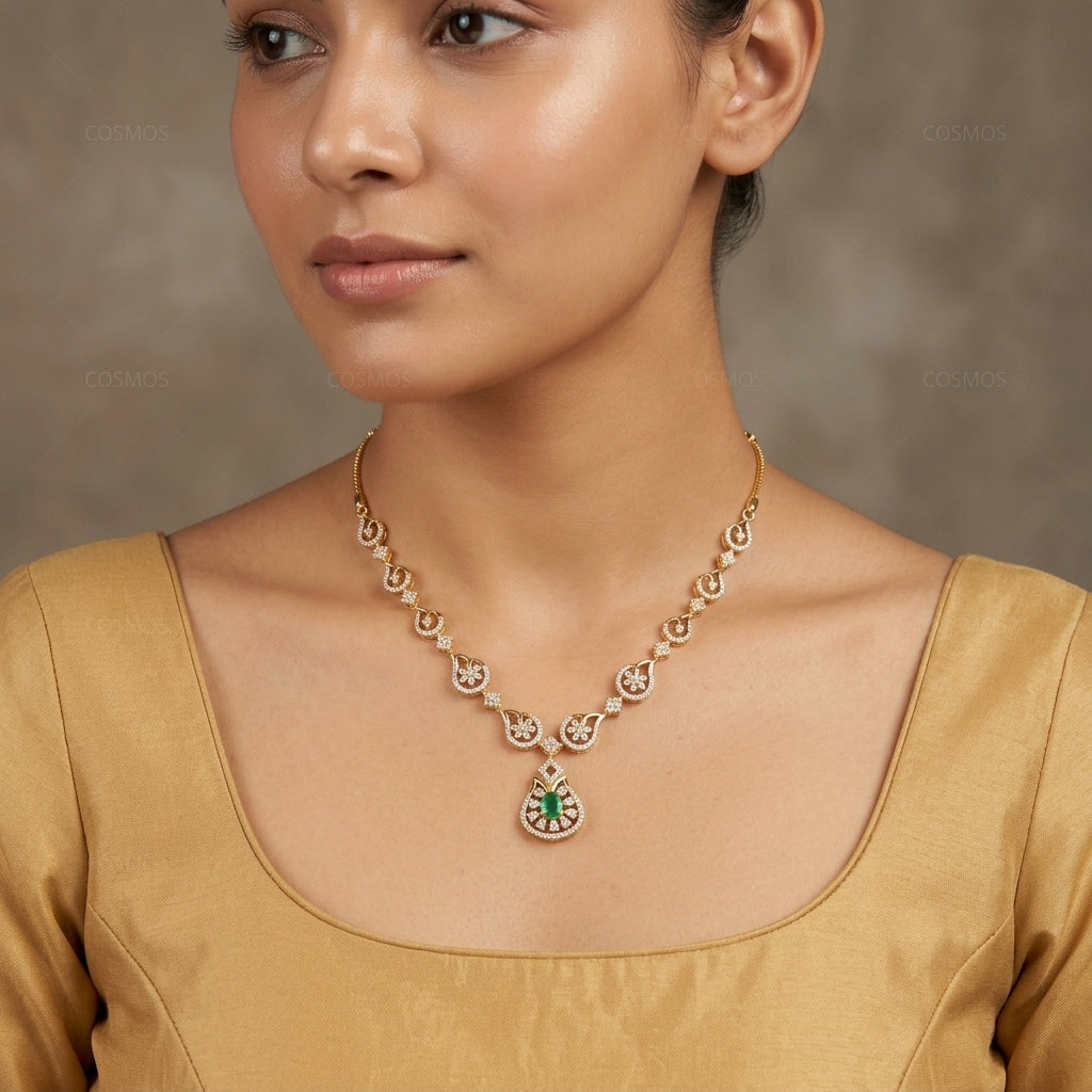 Necklace worn - NEG14D90376 - Cosmos Lab Grown Diamonds