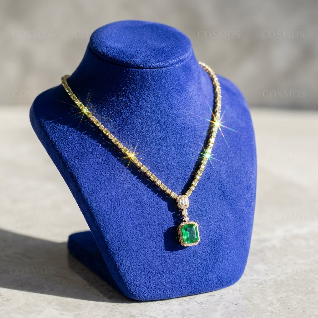 Necklace closeup - NEG14D90371 - Cosmos Lab Grown Diamonds