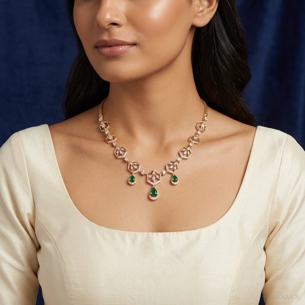 Necklace worn - NEG18D90190 - Cosmos Lab Grown Diamonds