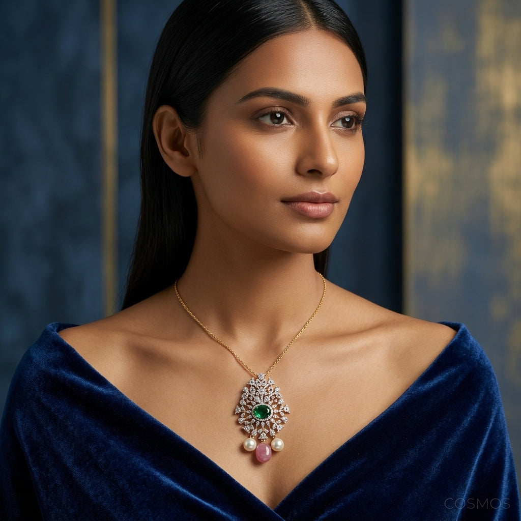 Pendants worn - PEG18D90190 - Cosmos Lab Grown Diamonds
