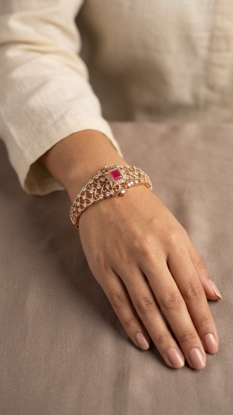 Bracelets worn - BRG18D90045 - Cosmos Lab Grown Diamonds