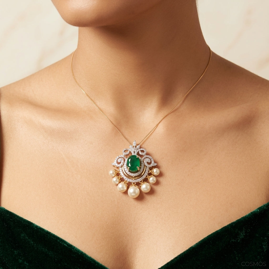 Pendants worn - PEG18D90183 - Cosmos Lab Grown Diamonds
