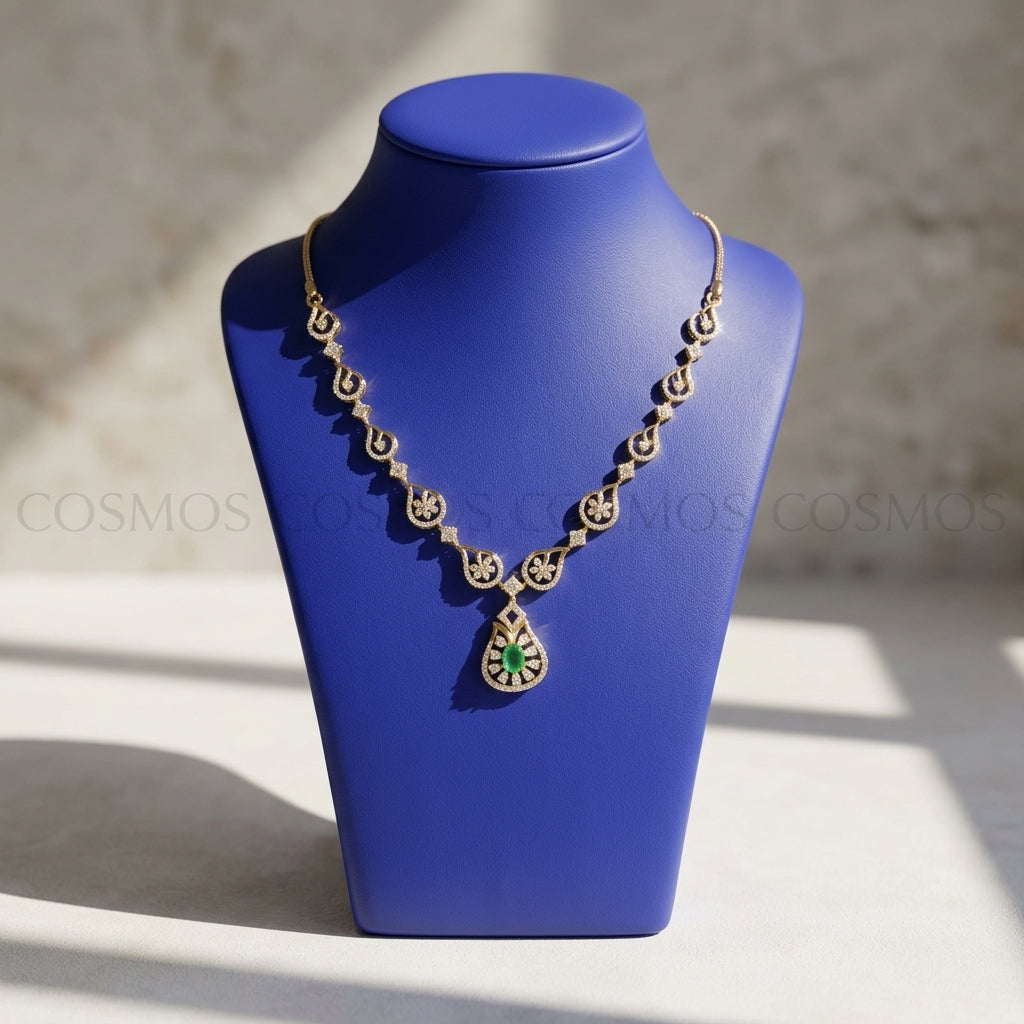 Necklace closeup - NEG14D90376 - Cosmos Lab Grown Diamonds