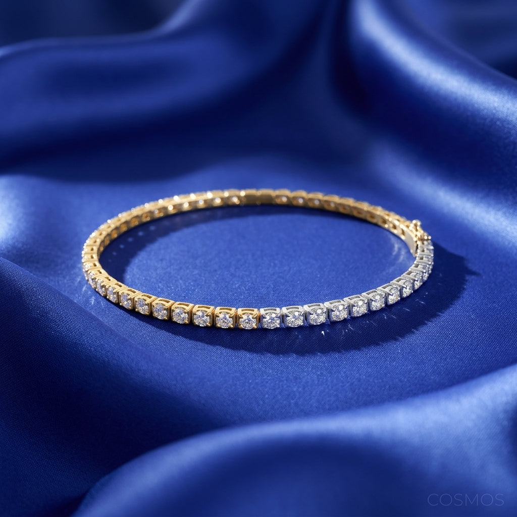 Bracelets closeup - BRG14D90446 - Cosmos Lab Grown Diamonds