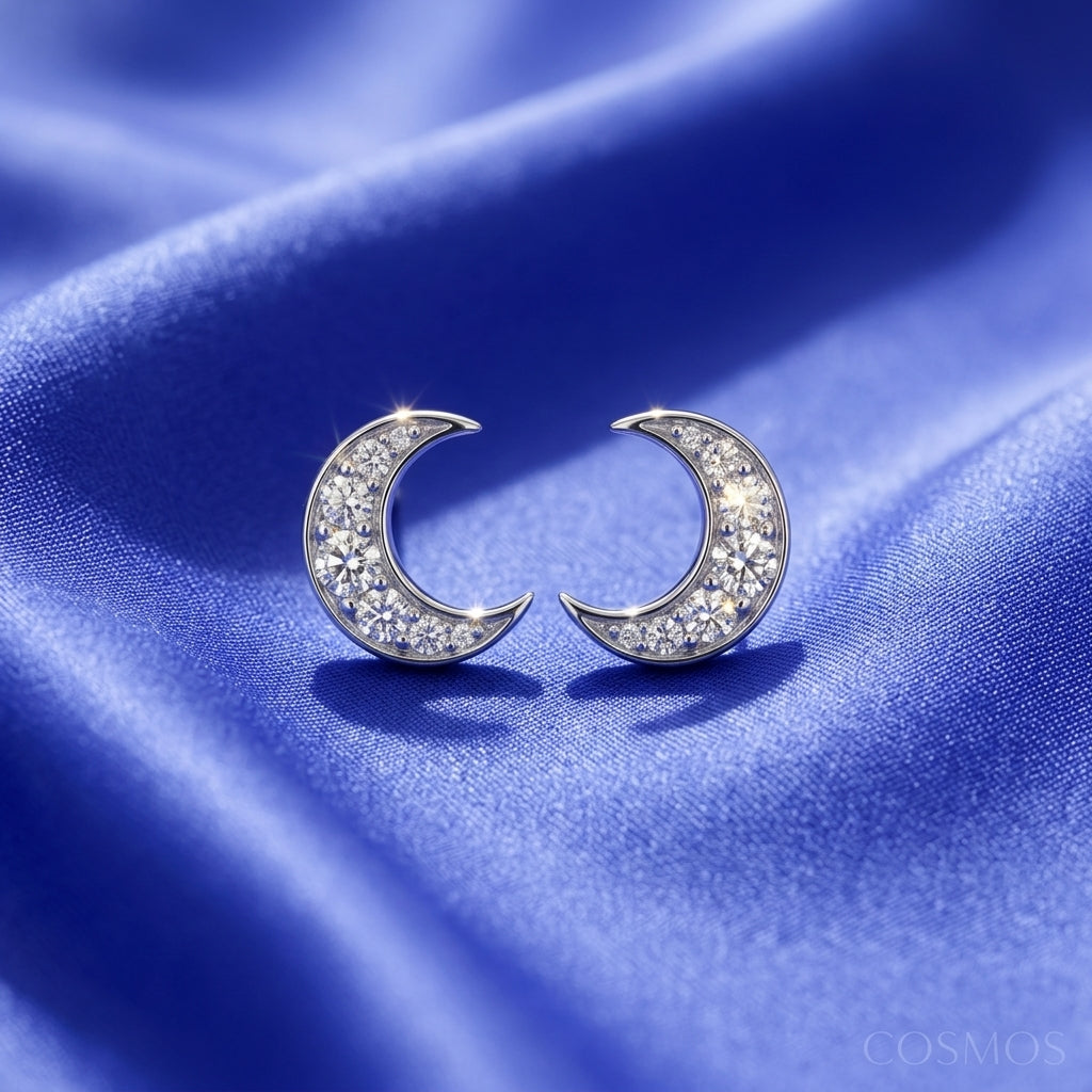 Earrings closeup - EAG14D90968 - Cosmos Lab Grown Diamonds