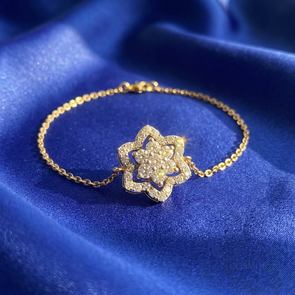 Bracelets closeup - BRG14D90424 - Cosmos Lab Grown Diamonds