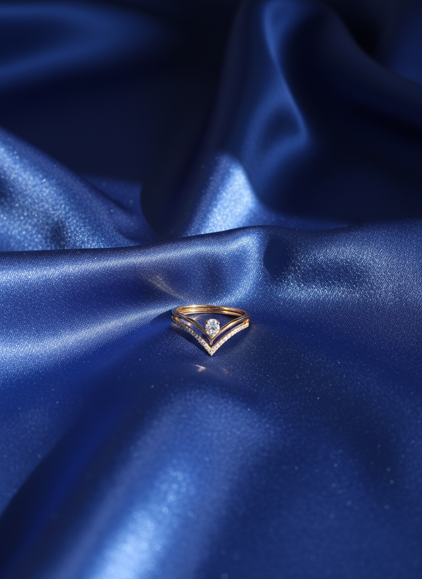 Rings closeup - RIG14D90127 - Cosmos Lab Grown Diamonds