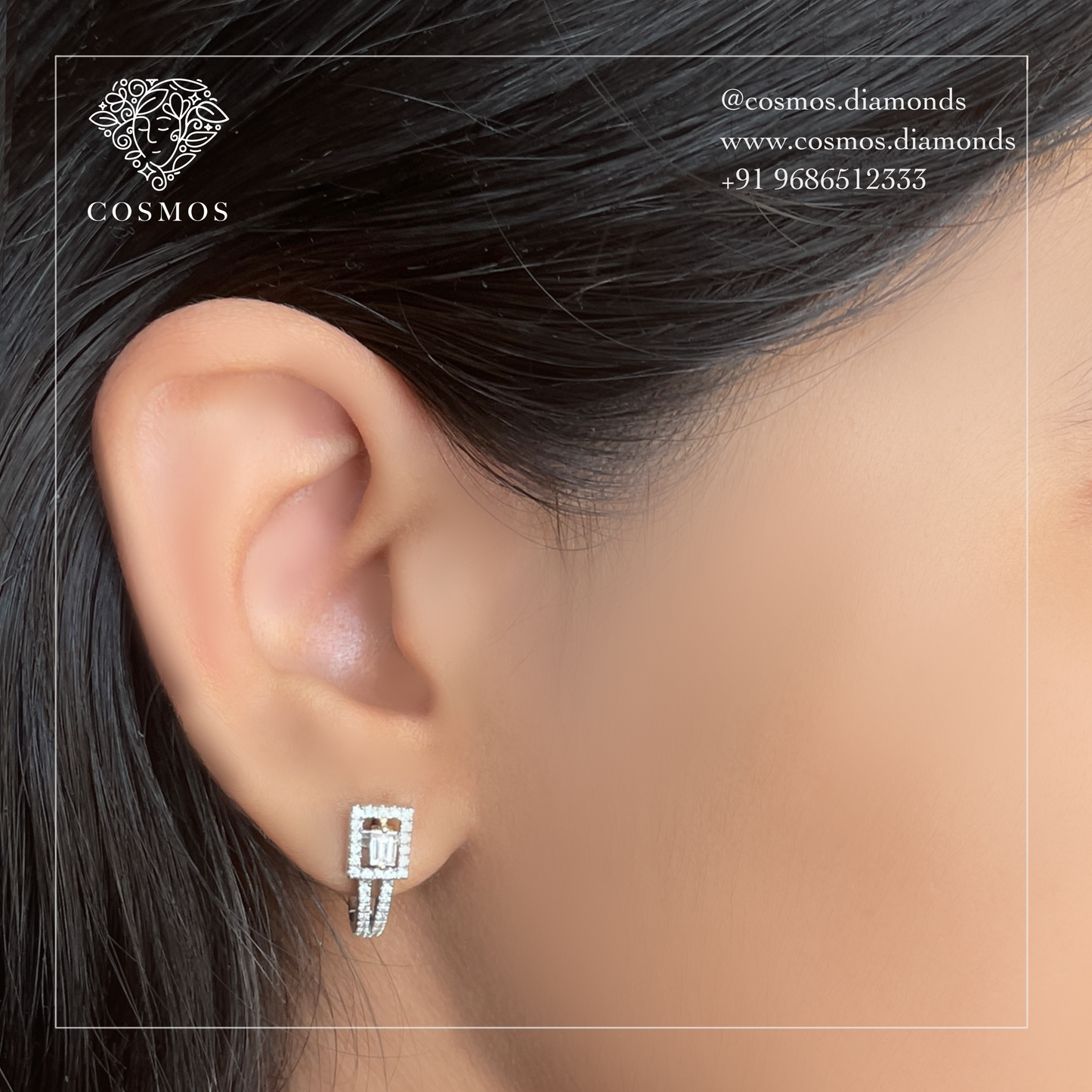Kamya diamond earrings